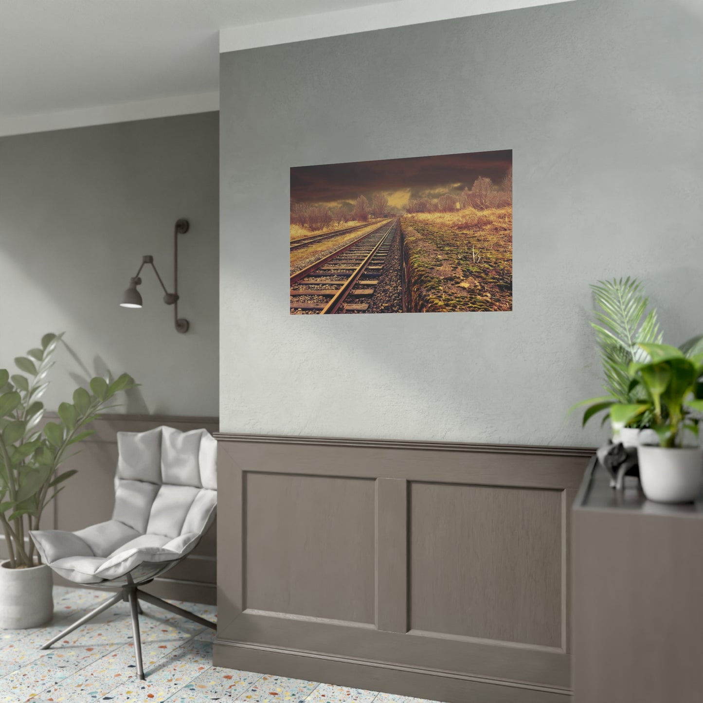 Tracks Rolled Posters