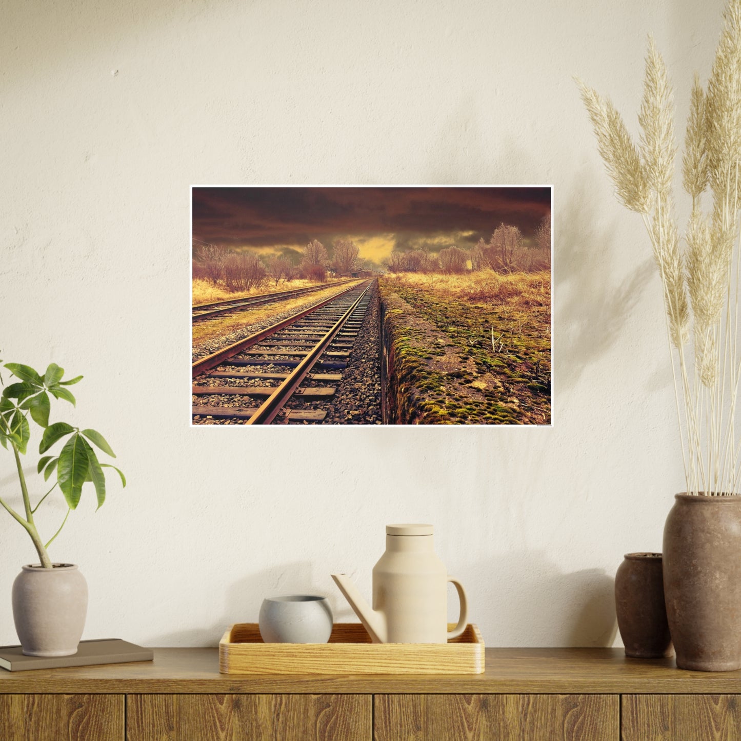 Tracks Photo Art Paper Posters