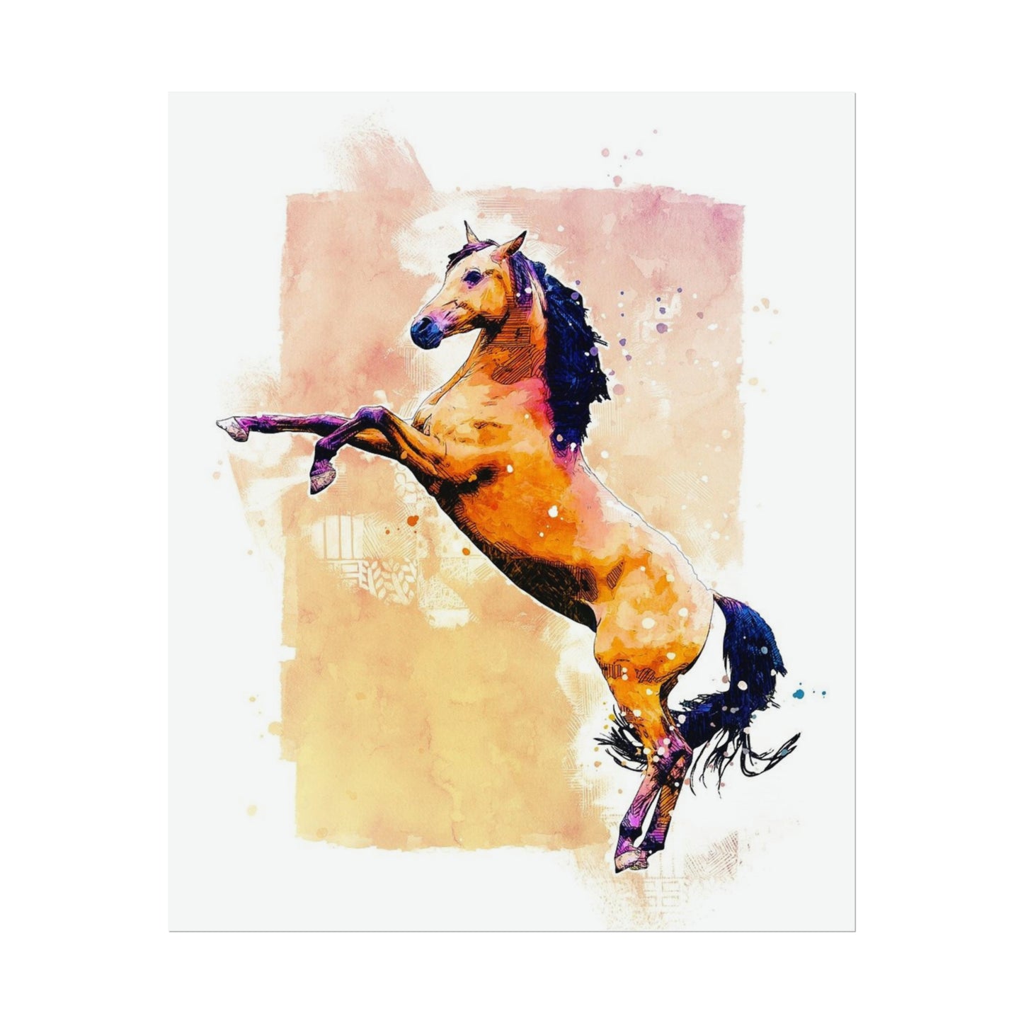 Horse Rolled Posters