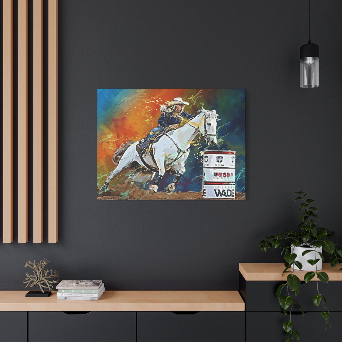 Cow Girl Matte Canvas, Stretched, 1.25"