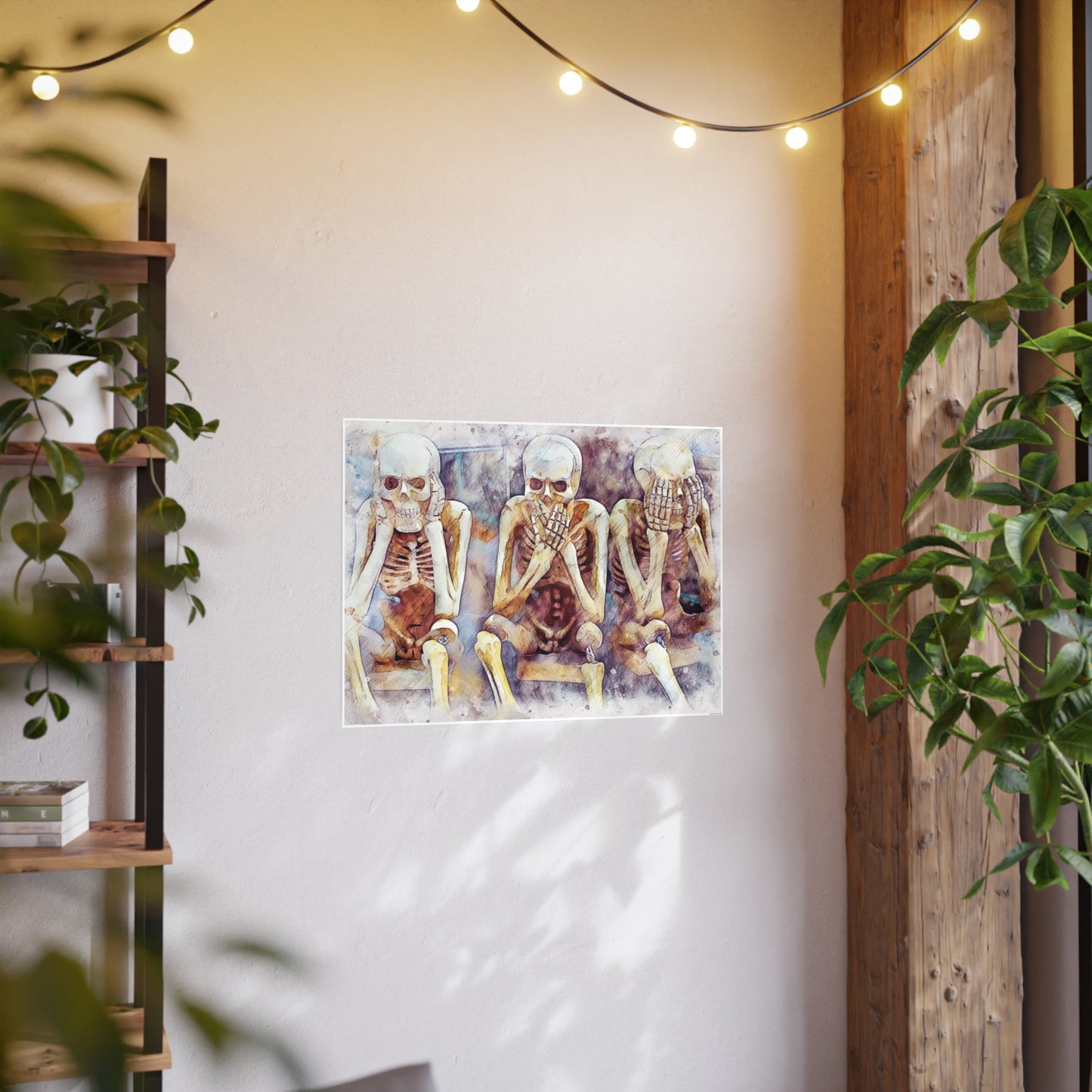 Skeletons Photo Art Paper Posters