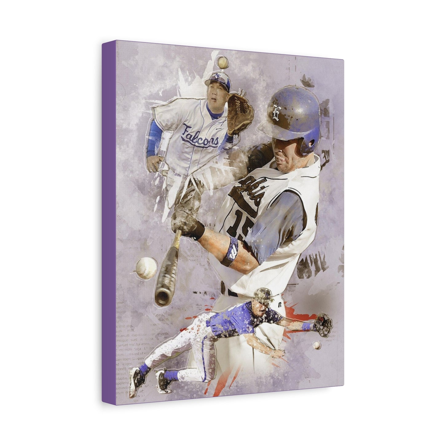 Baseball Matte Canvas, Stretched, 1.25"