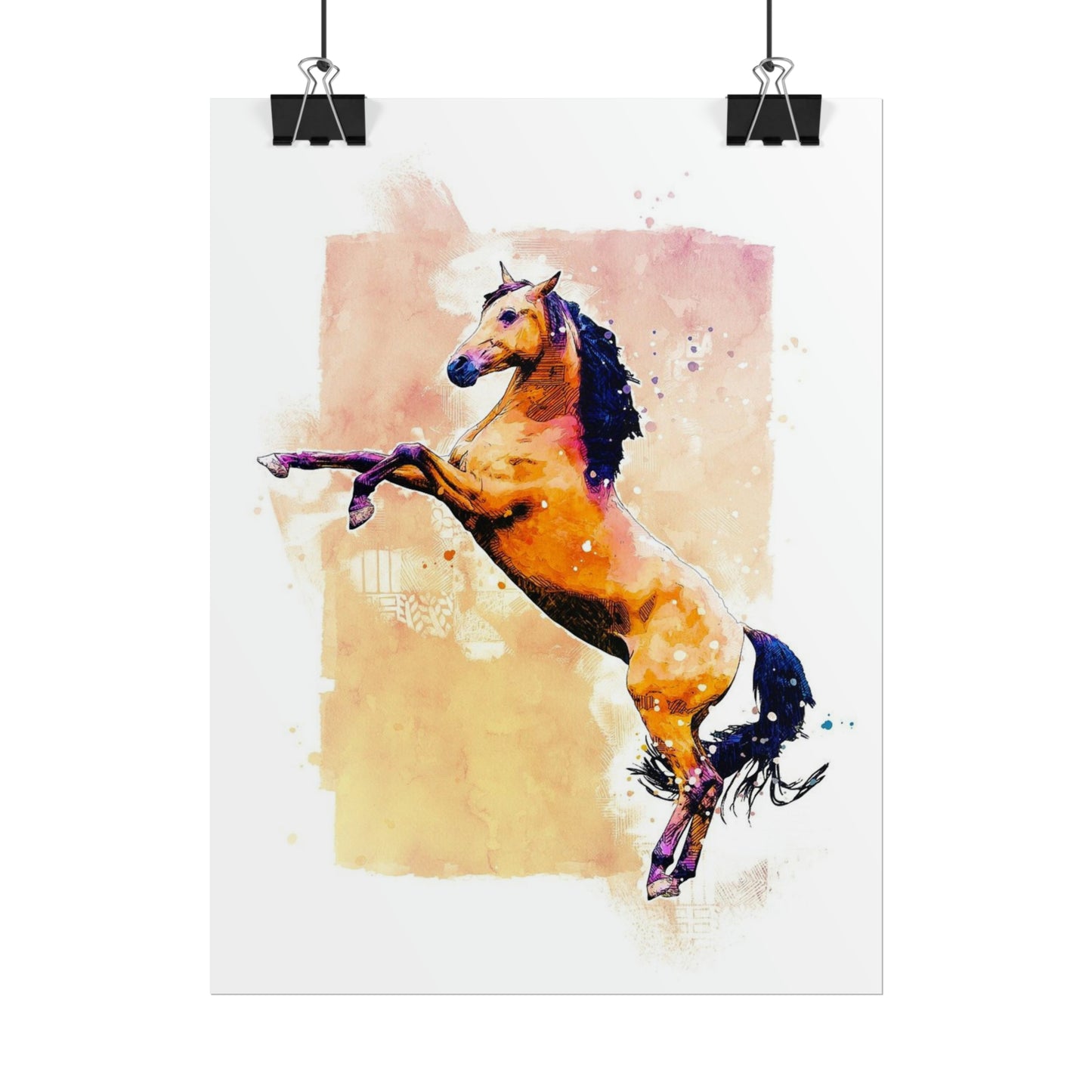 Horse Rolled Posters