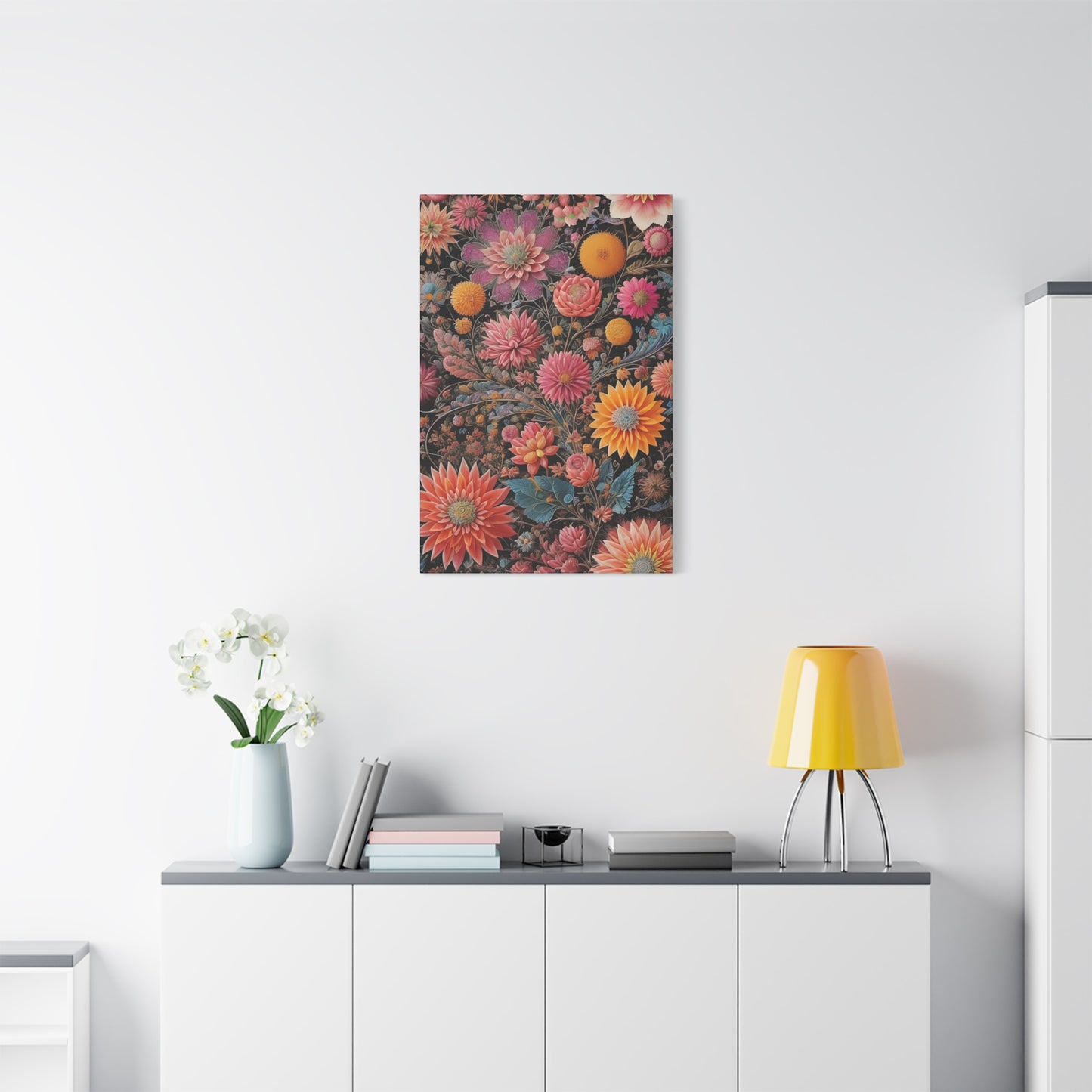 Flowers AI Gen Matte Canvas, Stretched, 1.25"