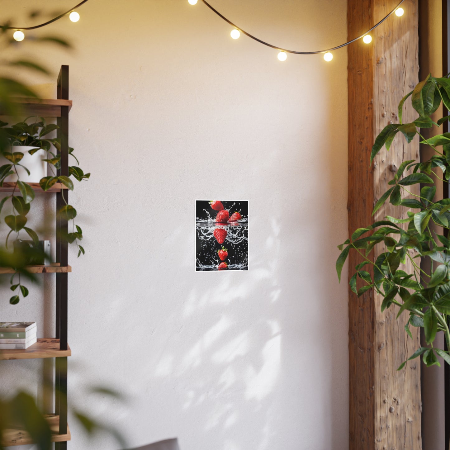 Strawberries AI Gen Photo Art Paper Posters