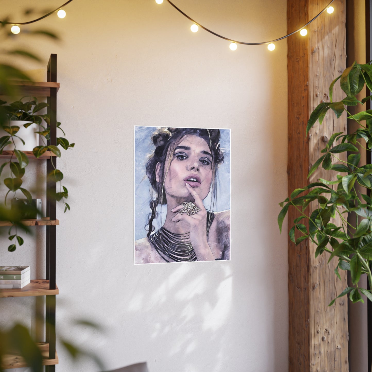 Woman Photo Art Paper Posters
