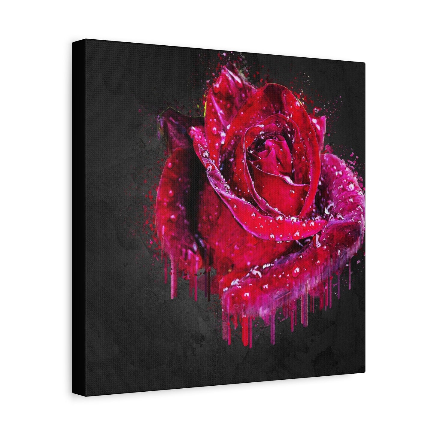Rose Matte Canvas, Stretched, 1.25"