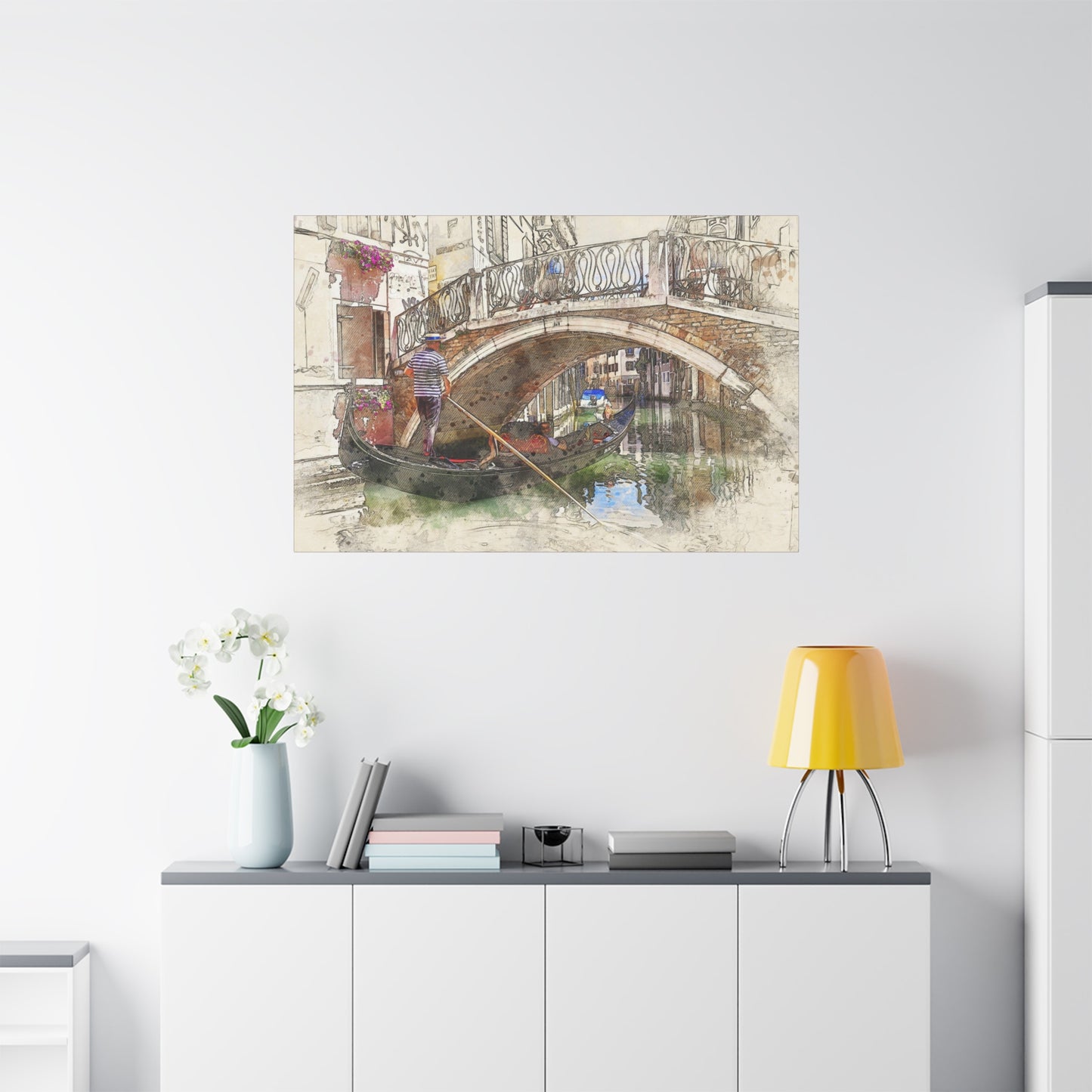 Gondola Matte Canvas, Stretched, 1.25"