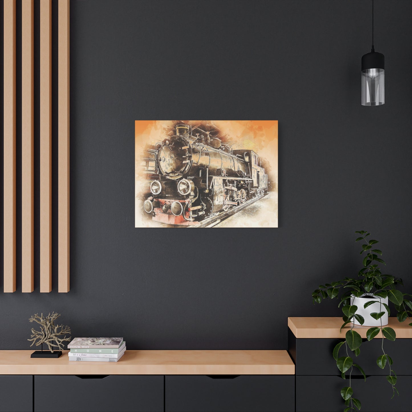 Locomotive Matte Canvas, Stretched, 1.25"