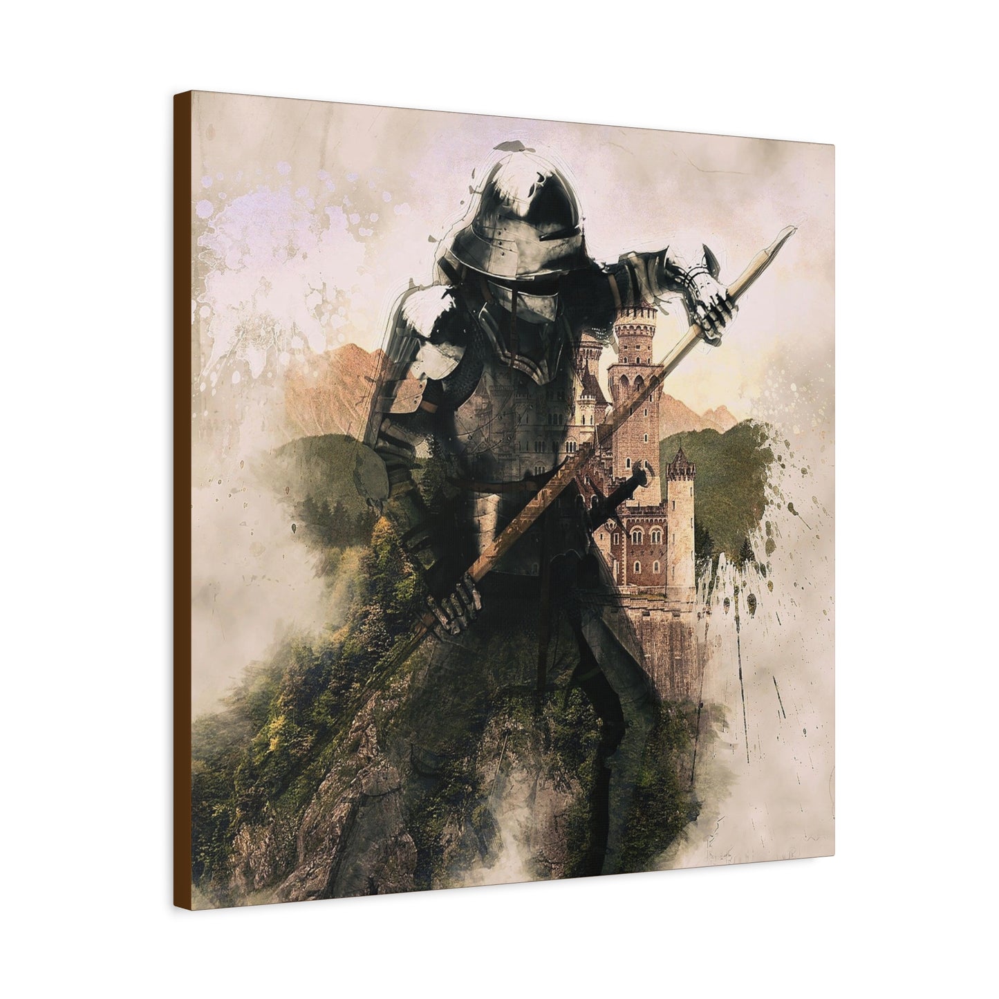 Medieval Knight Matte Canvas, Stretched, 1.25"