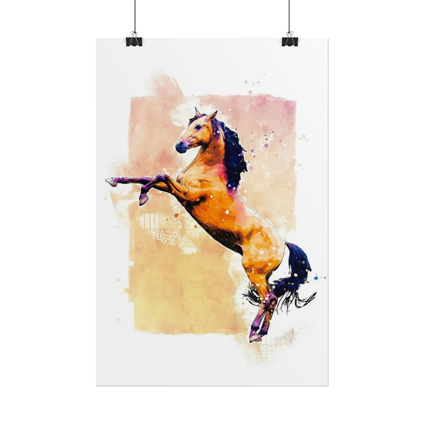 Horse Rolled Posters