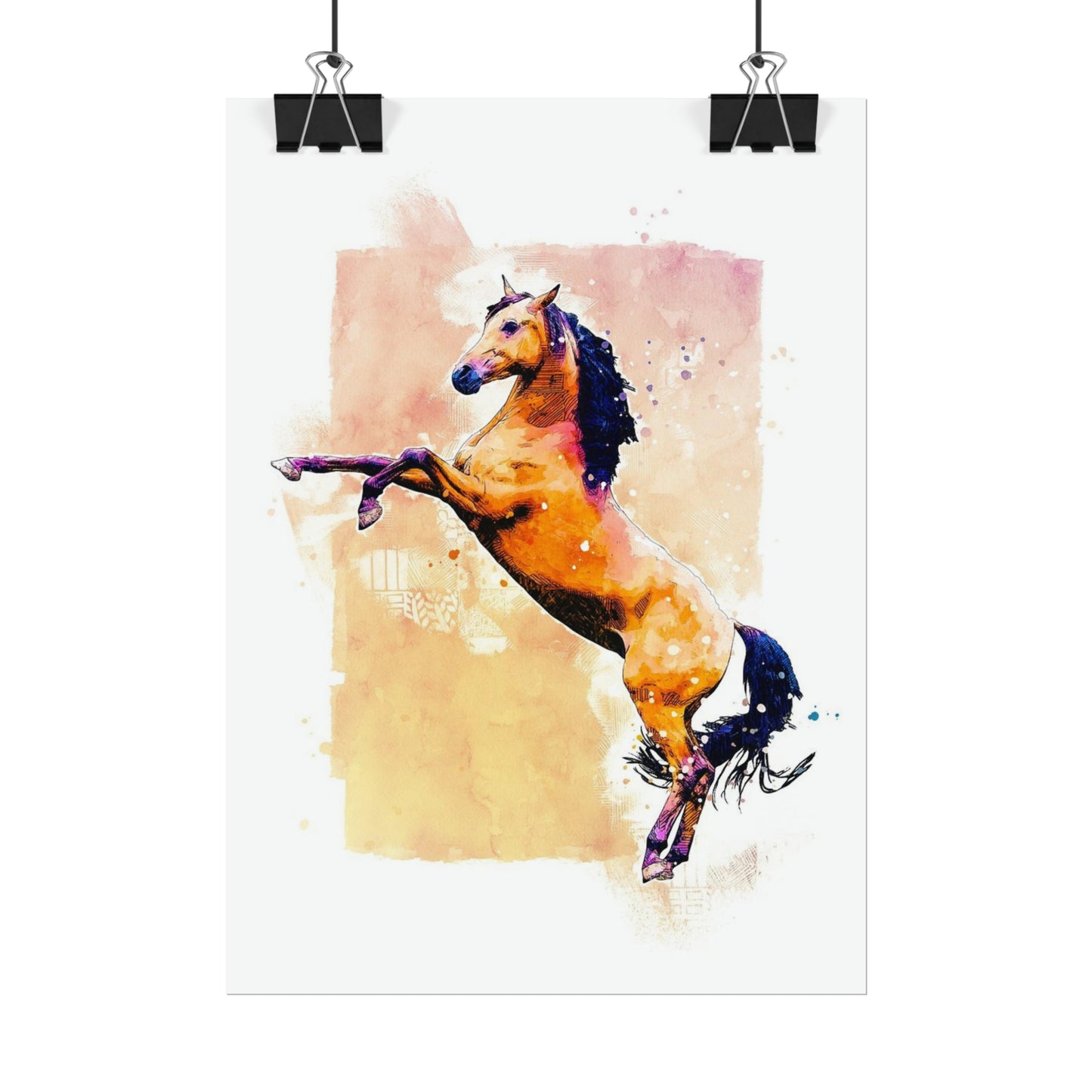 Horse Rolled Posters