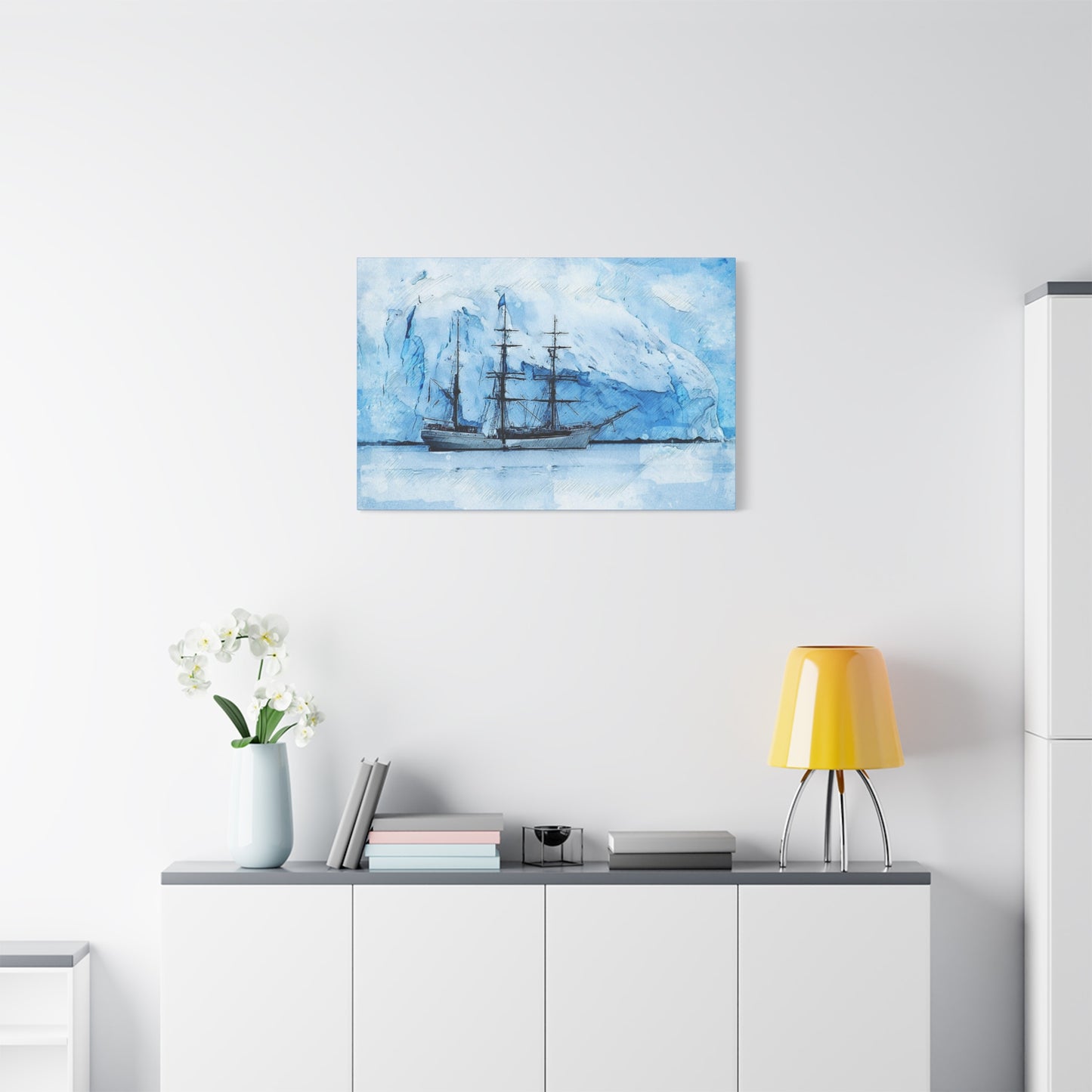 Ship Matte Canvas, Stretched, 1.25"