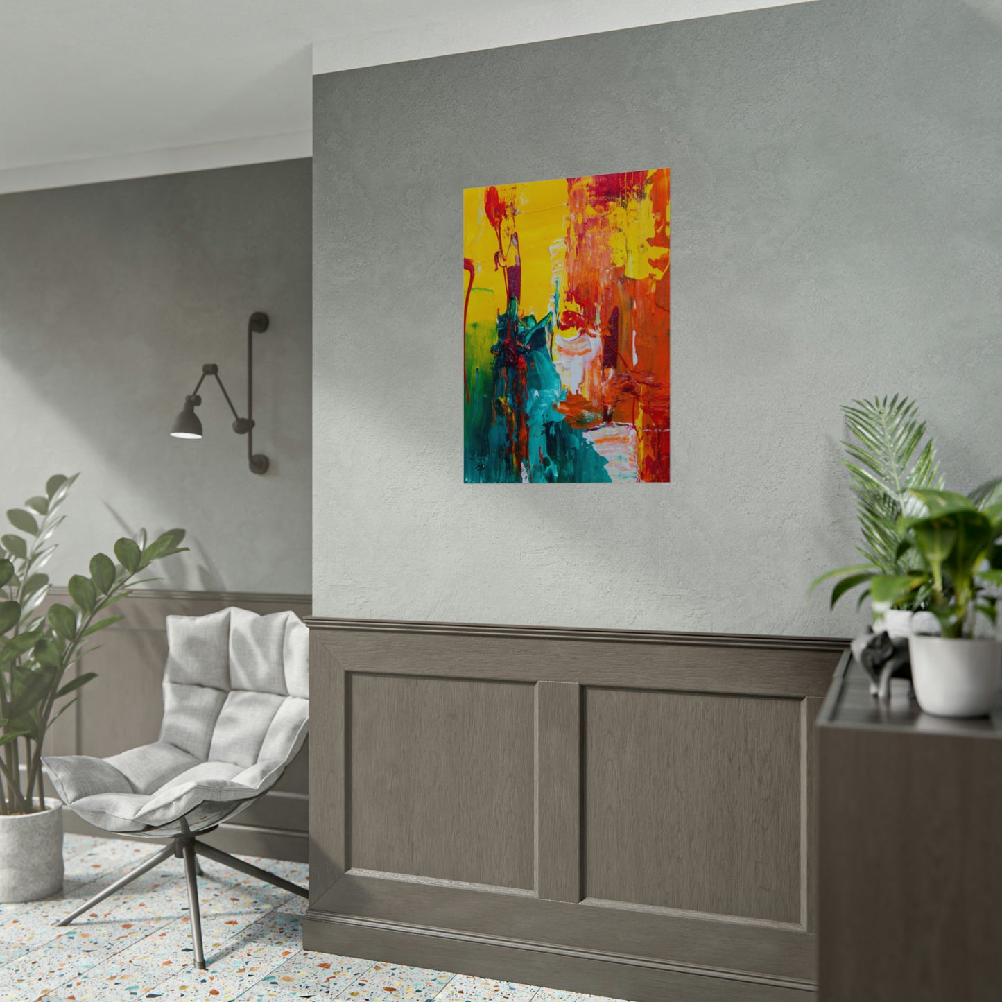 Abstract Rolled Posters