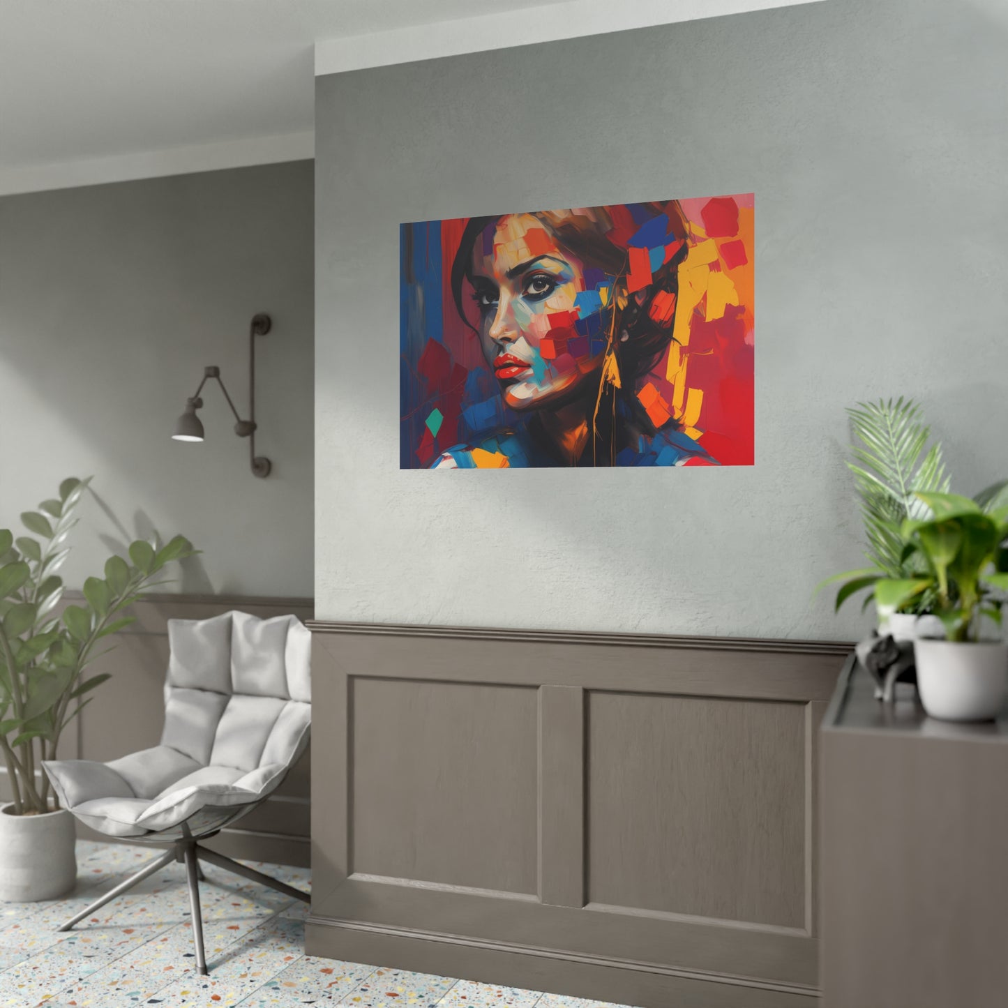 Woman AI Gen Rolled Posters
