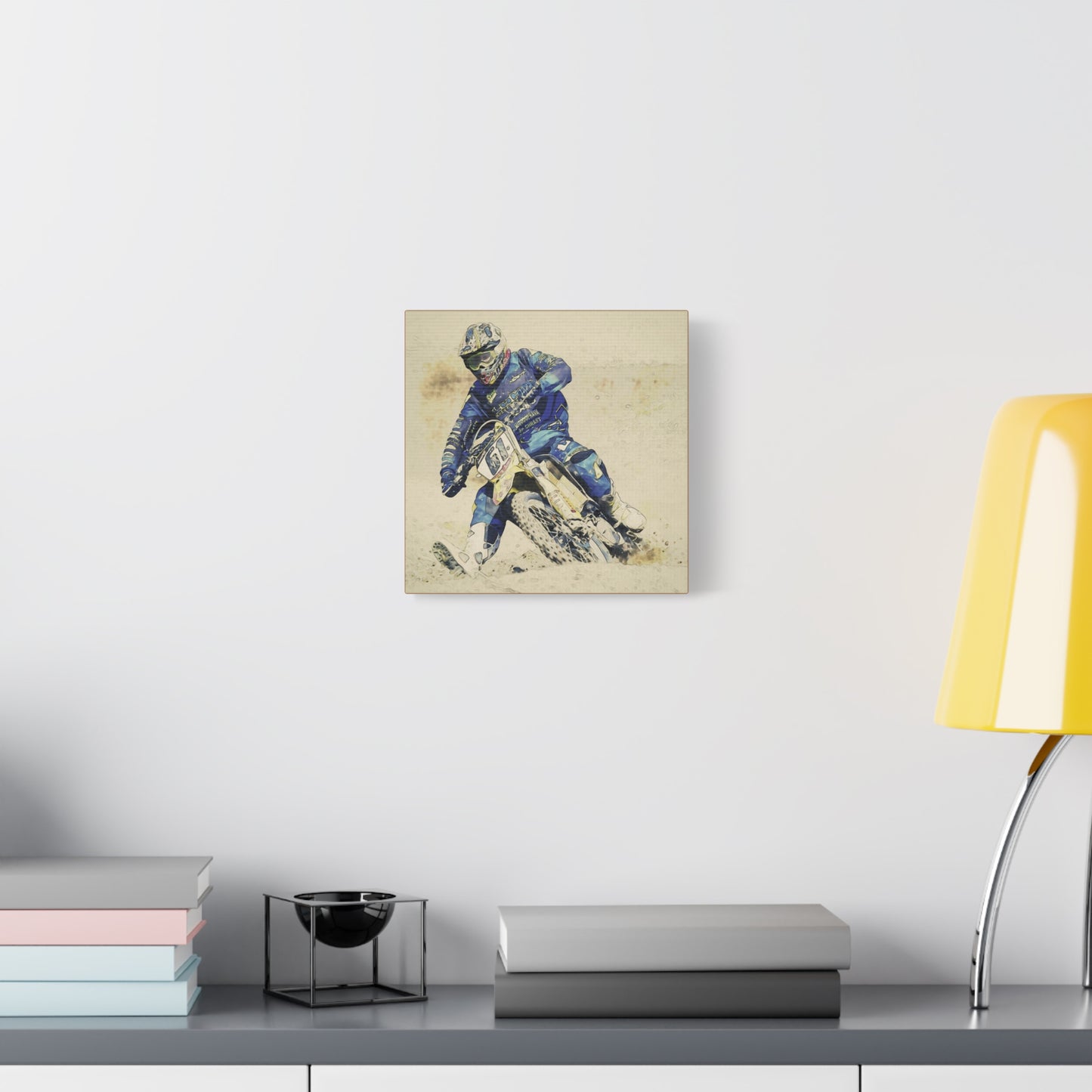 Motocross Matte Canvas, Stretched, 1.25"