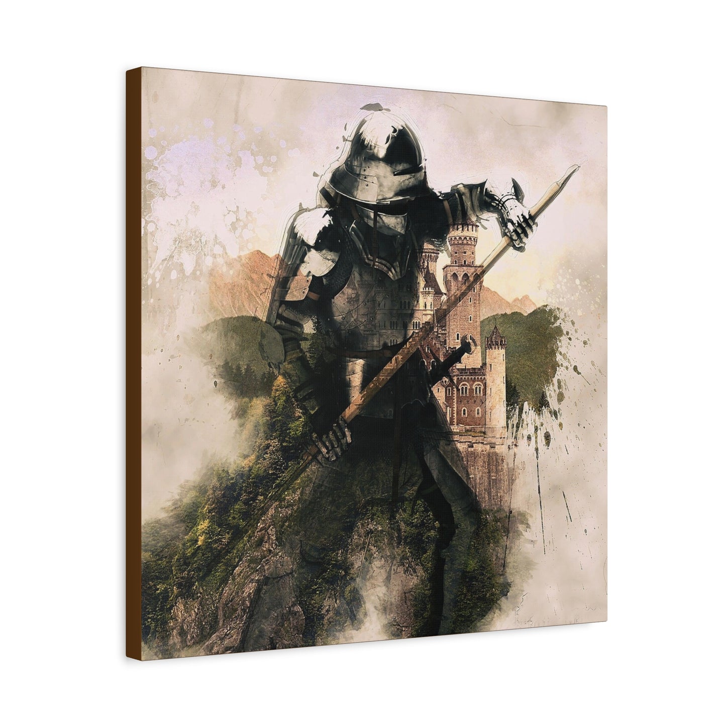 Medieval Knight Matte Canvas, Stretched, 1.25"