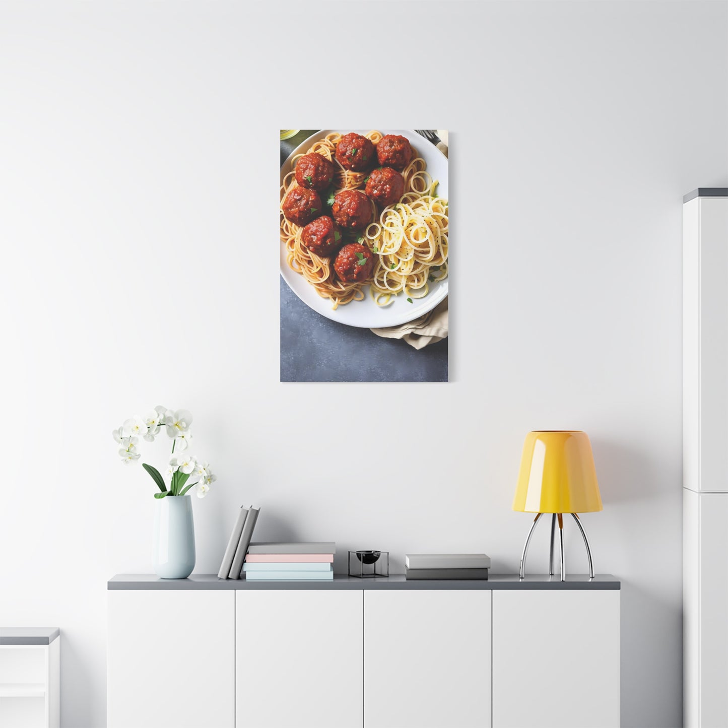 Spaghetti AI Gen Matte Canvas, Stretched, 1.25"