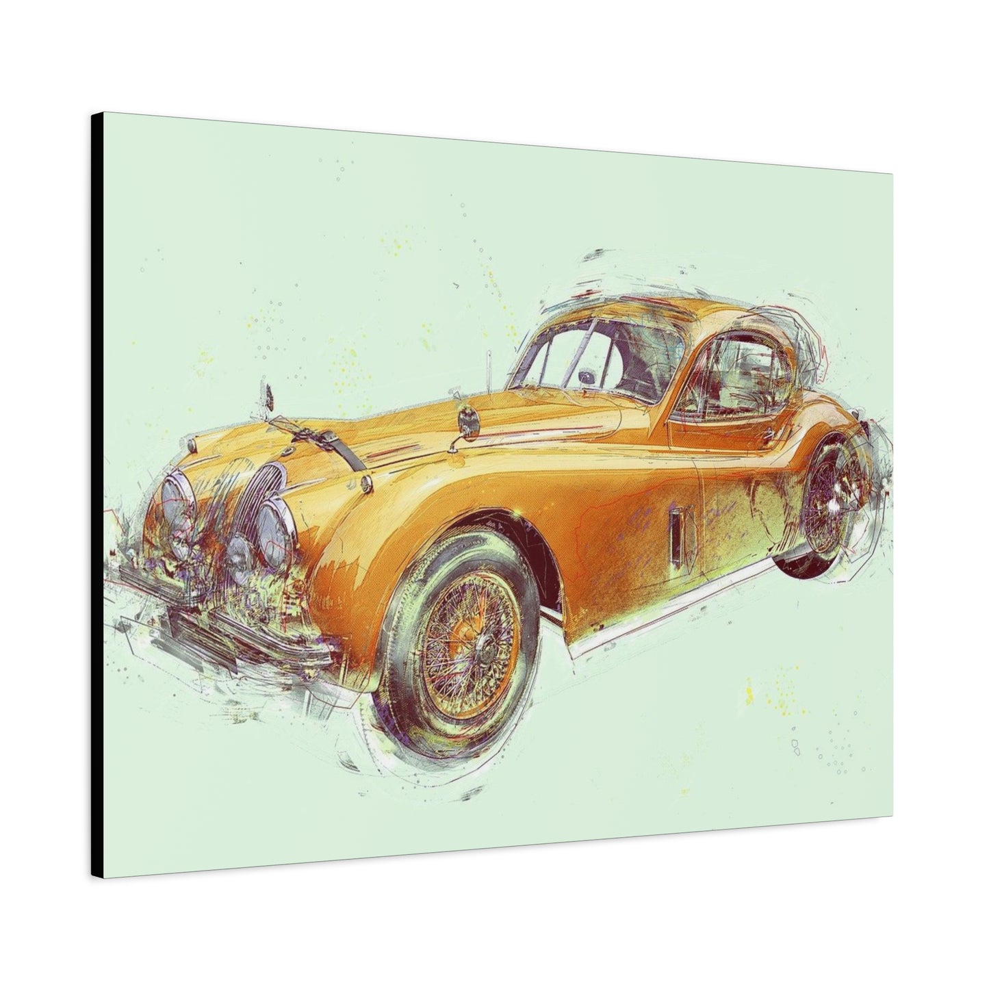 Jaguar Matte Canvas, Stretched, 1.25"
