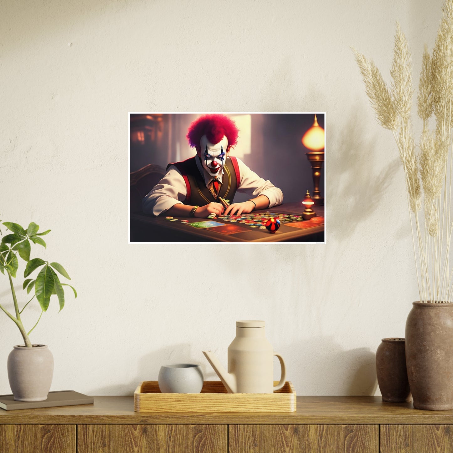 Clown AI Gen Photo Art Paper Posters