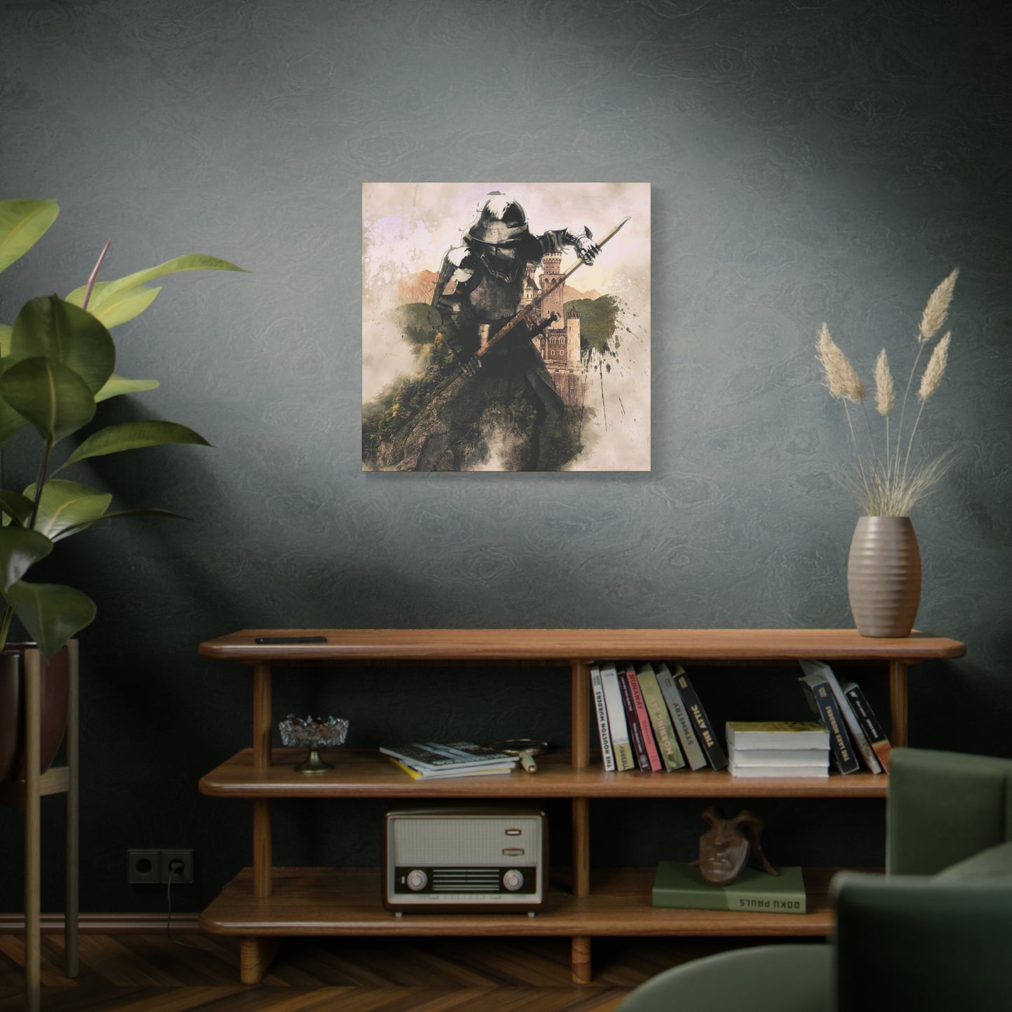 Medieval Knight Matte Canvas, Stretched, 1.25"