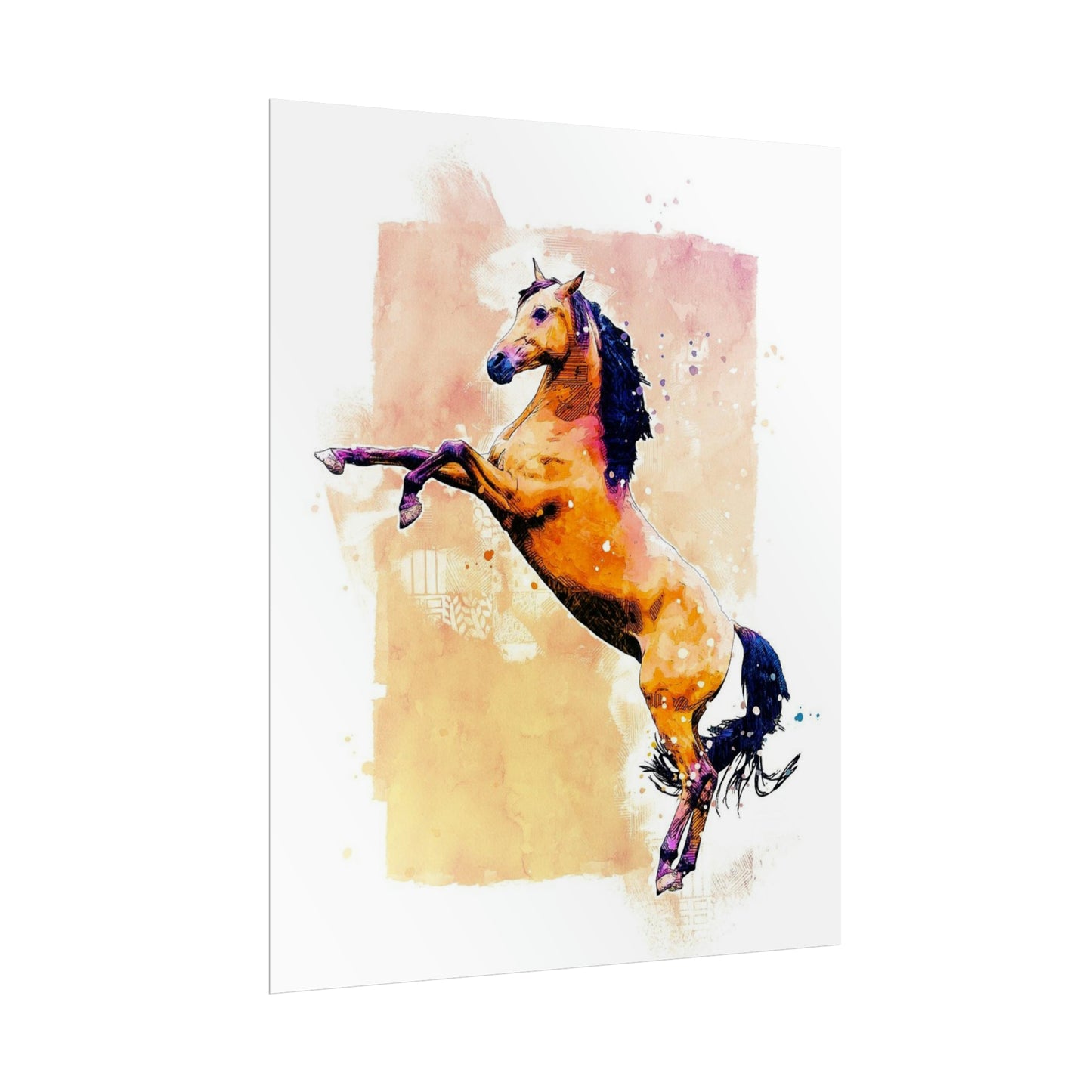 Horse Rolled Posters