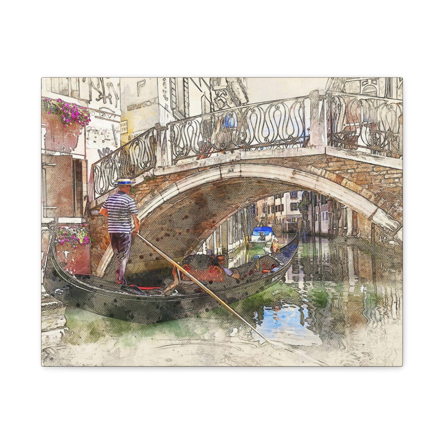 Gondola Matte Canvas, Stretched, 1.25"