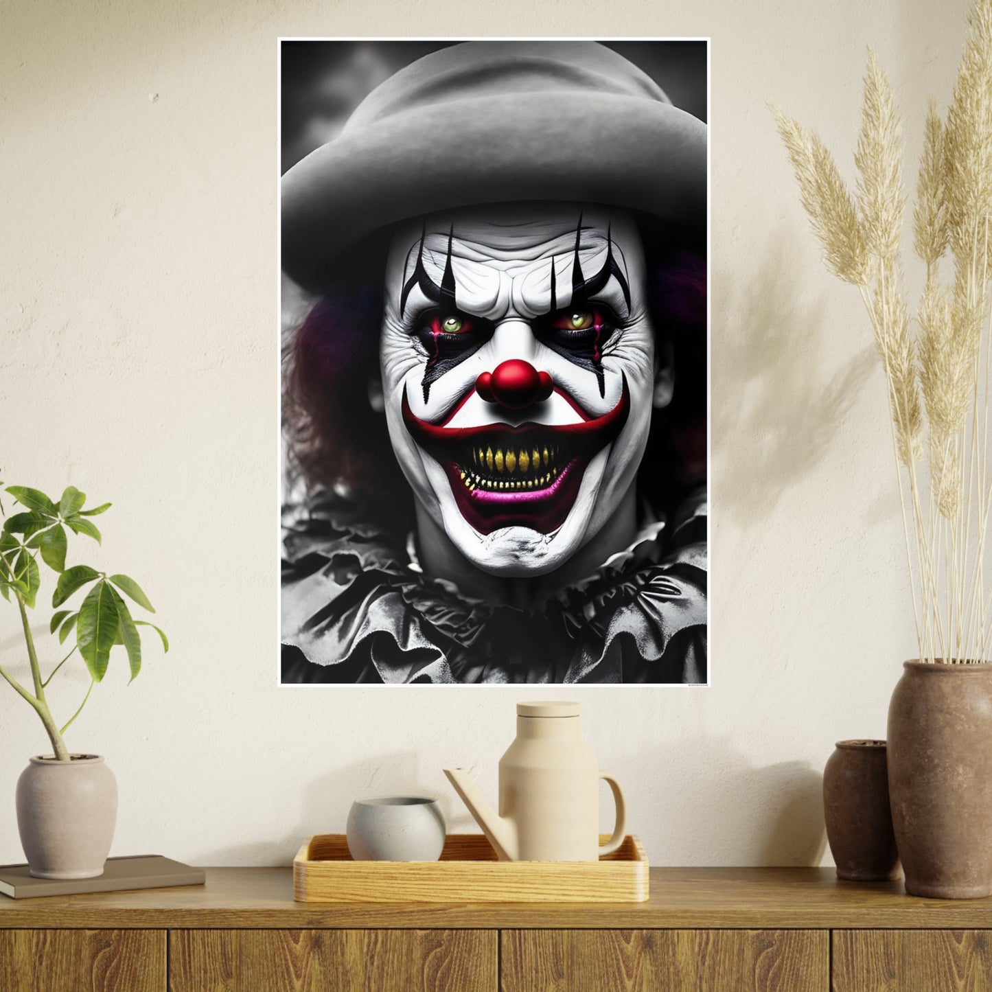 Clown AI Gen Photo Art Paper Posters
