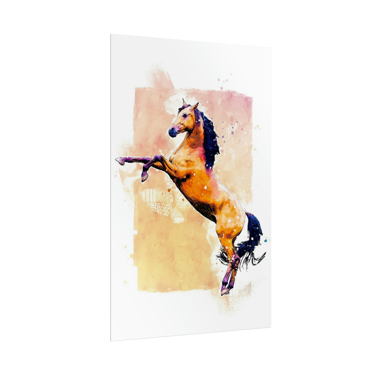 Horse Rolled Posters