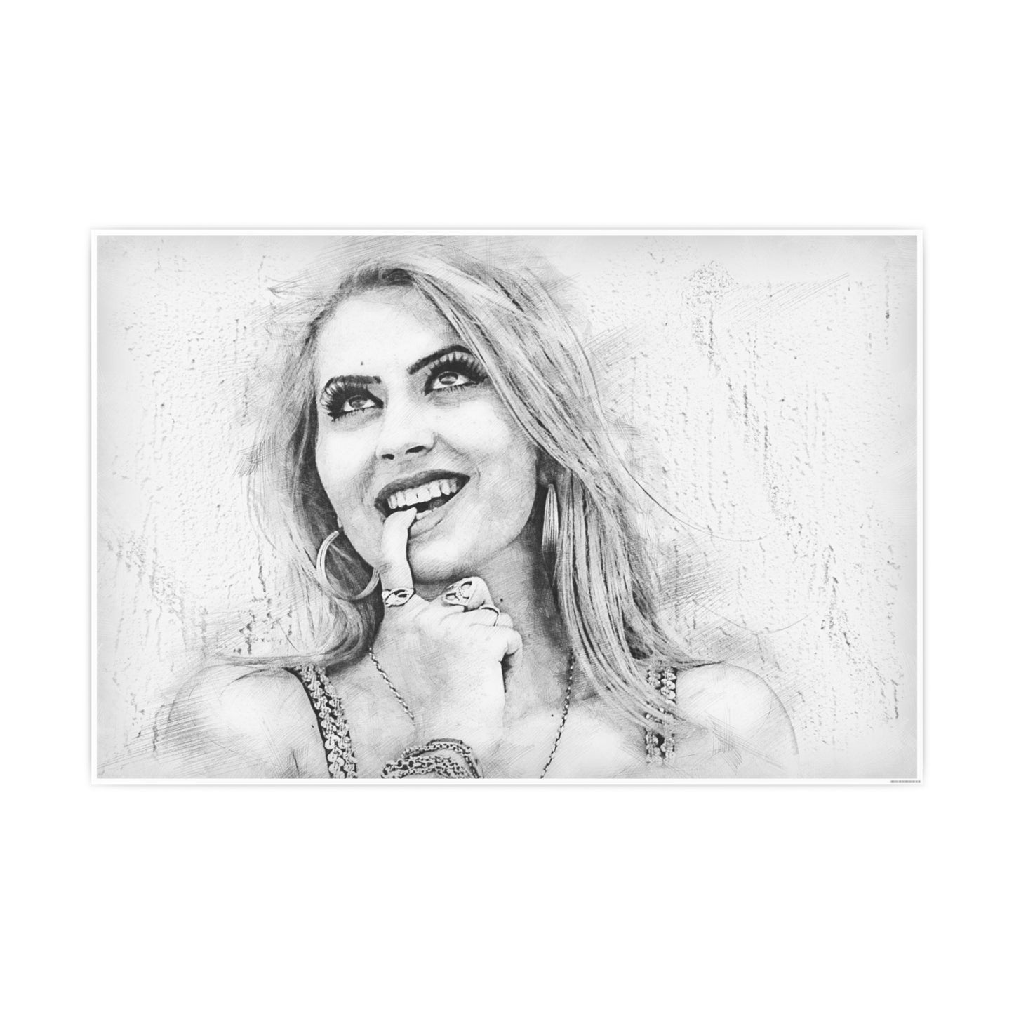Woman Photo Art Paper Posters