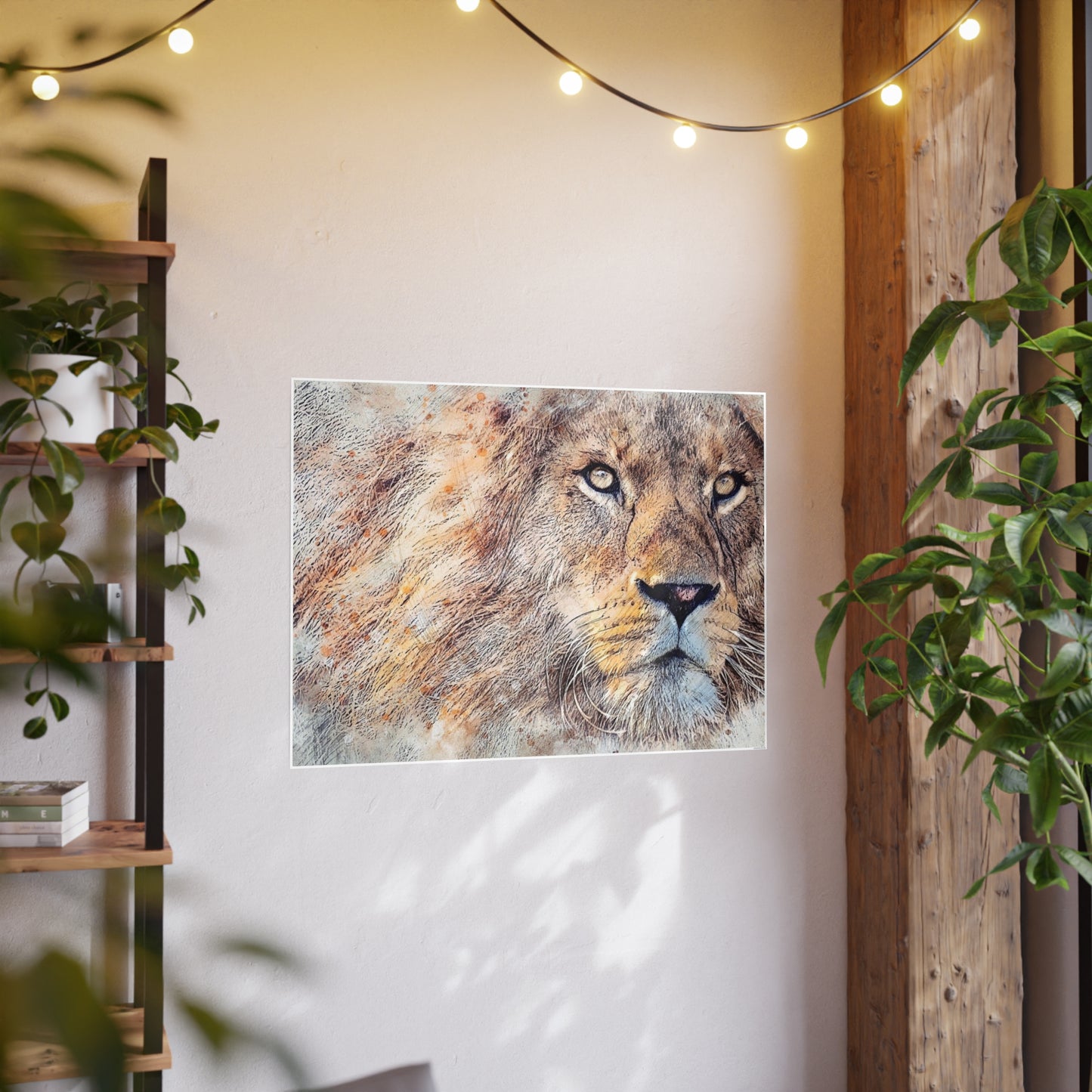 Lion Photo Art Paper Posters