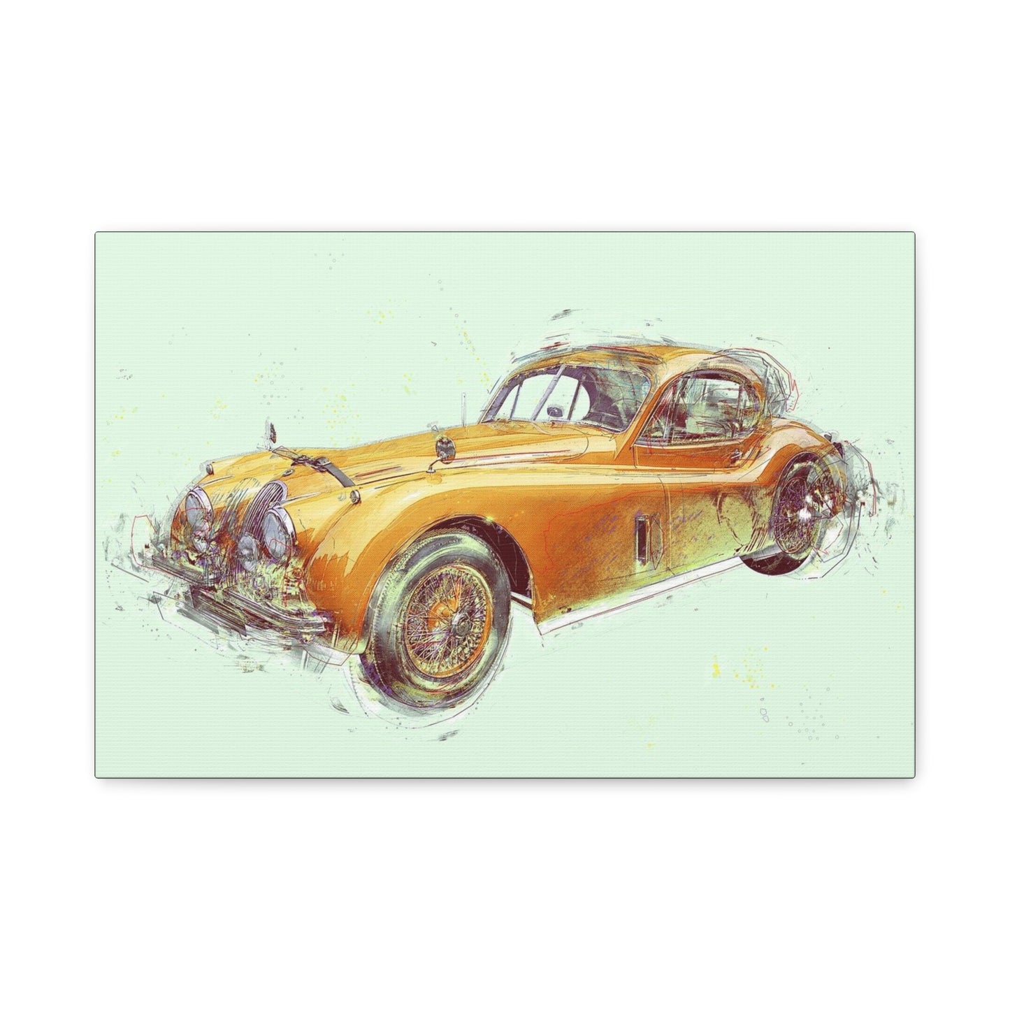 Jaguar Matte Canvas, Stretched, 1.25"