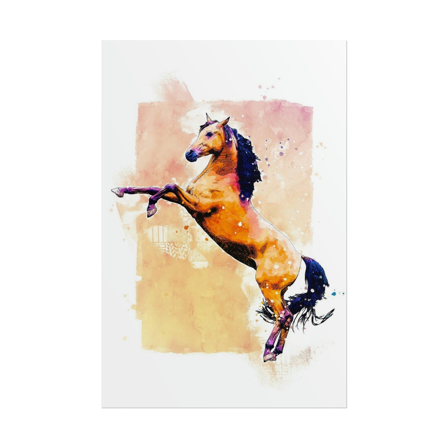 Horse Rolled Posters