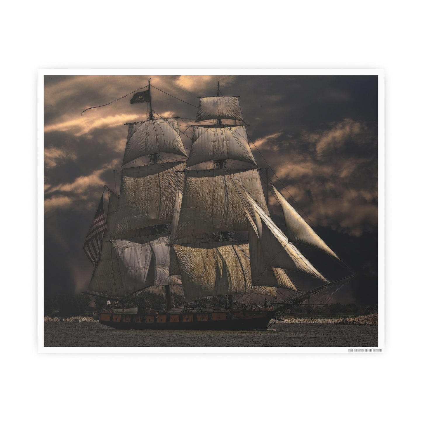 Sailing Ship Photo Art Paper Posters