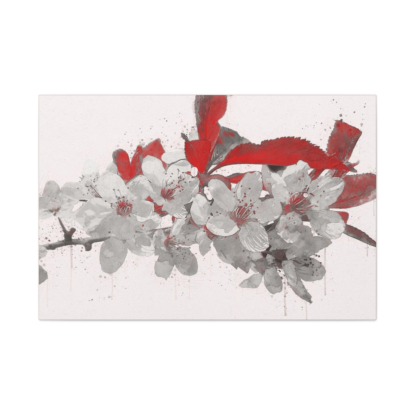 Cherry Blossom Matte Canvas, Stretched, 1.25"