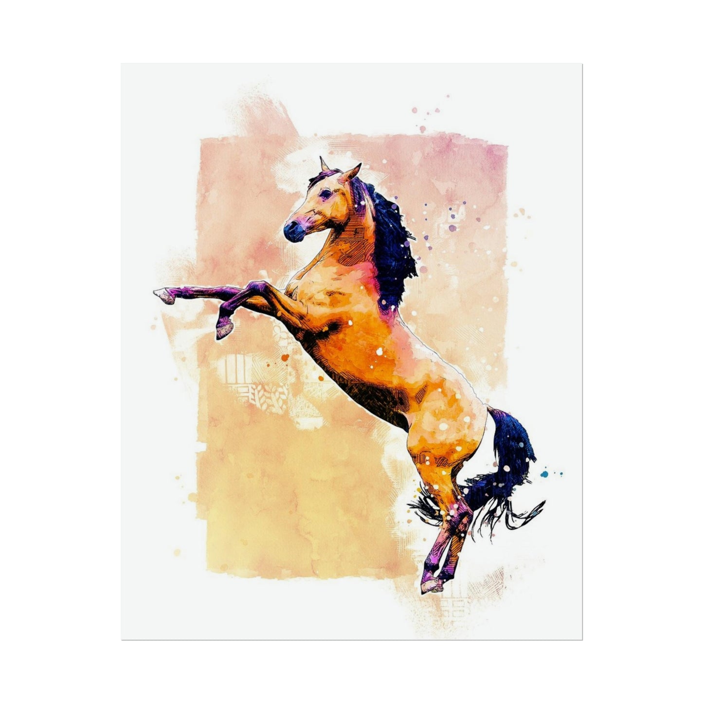 Horse Rolled Posters
