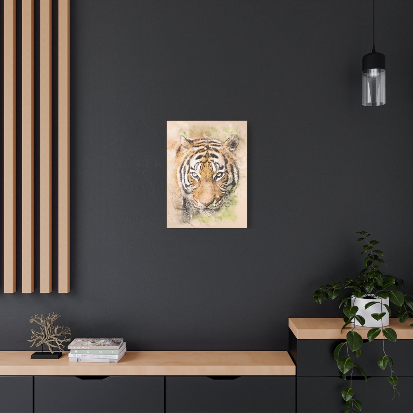 Tiger Matte Canvas, Stretched, 1.25"