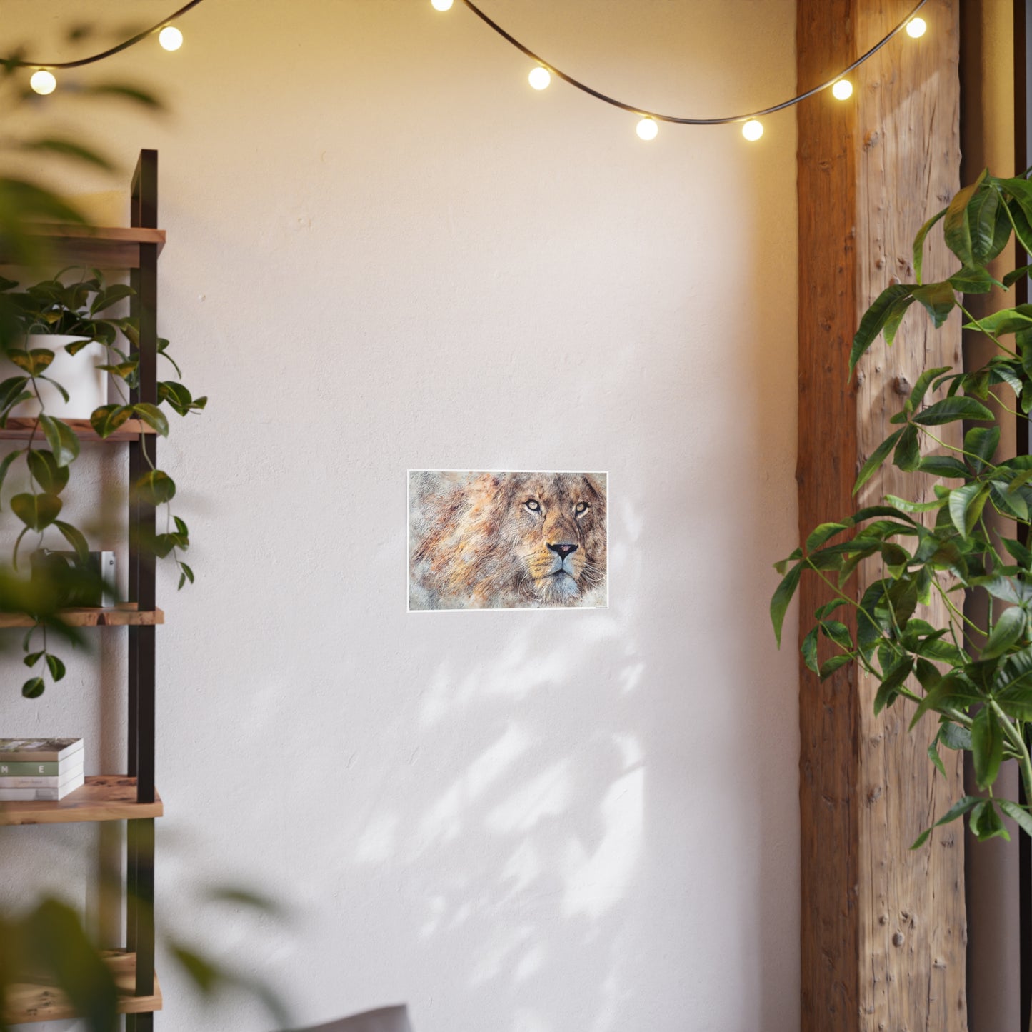 Lion Photo Art Paper Posters