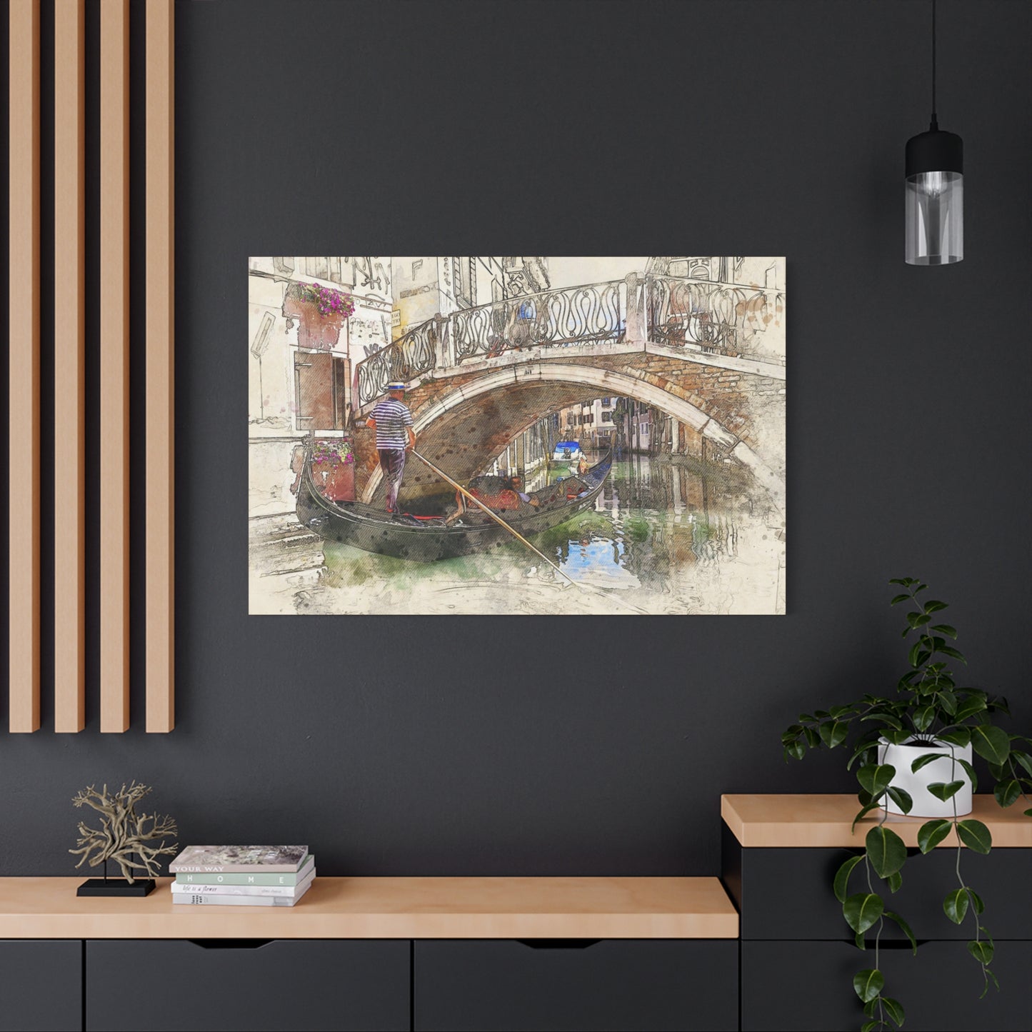 Gondola Matte Canvas, Stretched, 1.25"