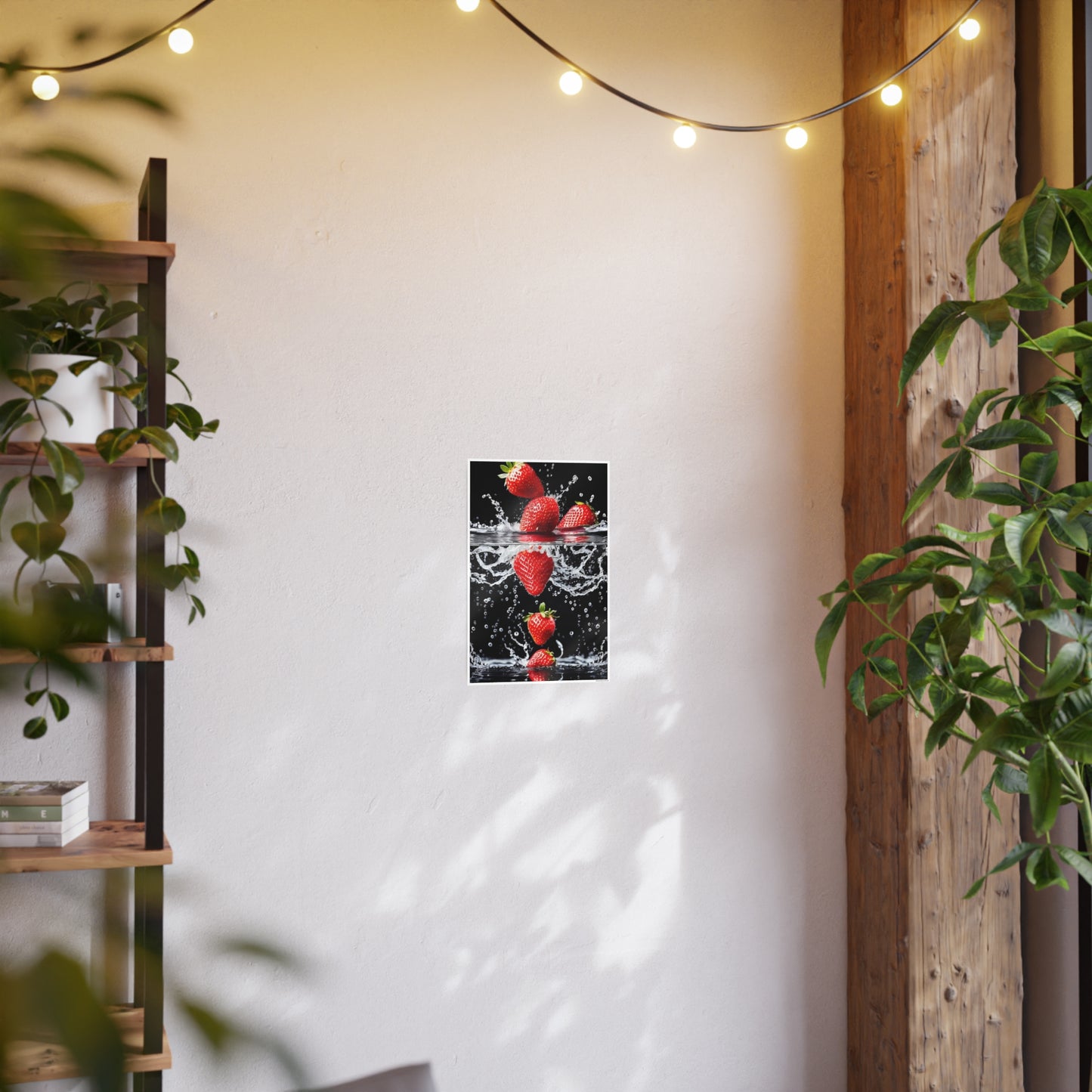 Strawberries AI Gen Photo Art Paper Posters