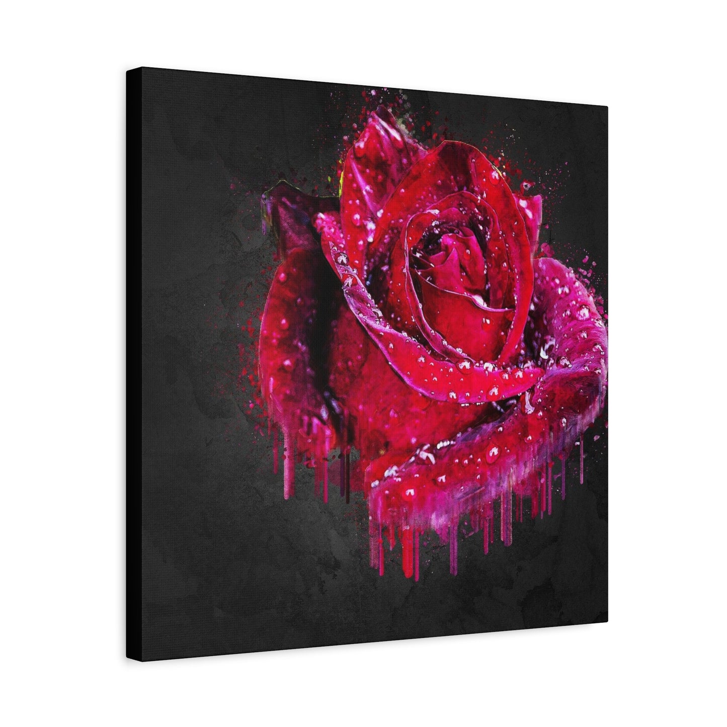 Rose Matte Canvas, Stretched, 1.25"