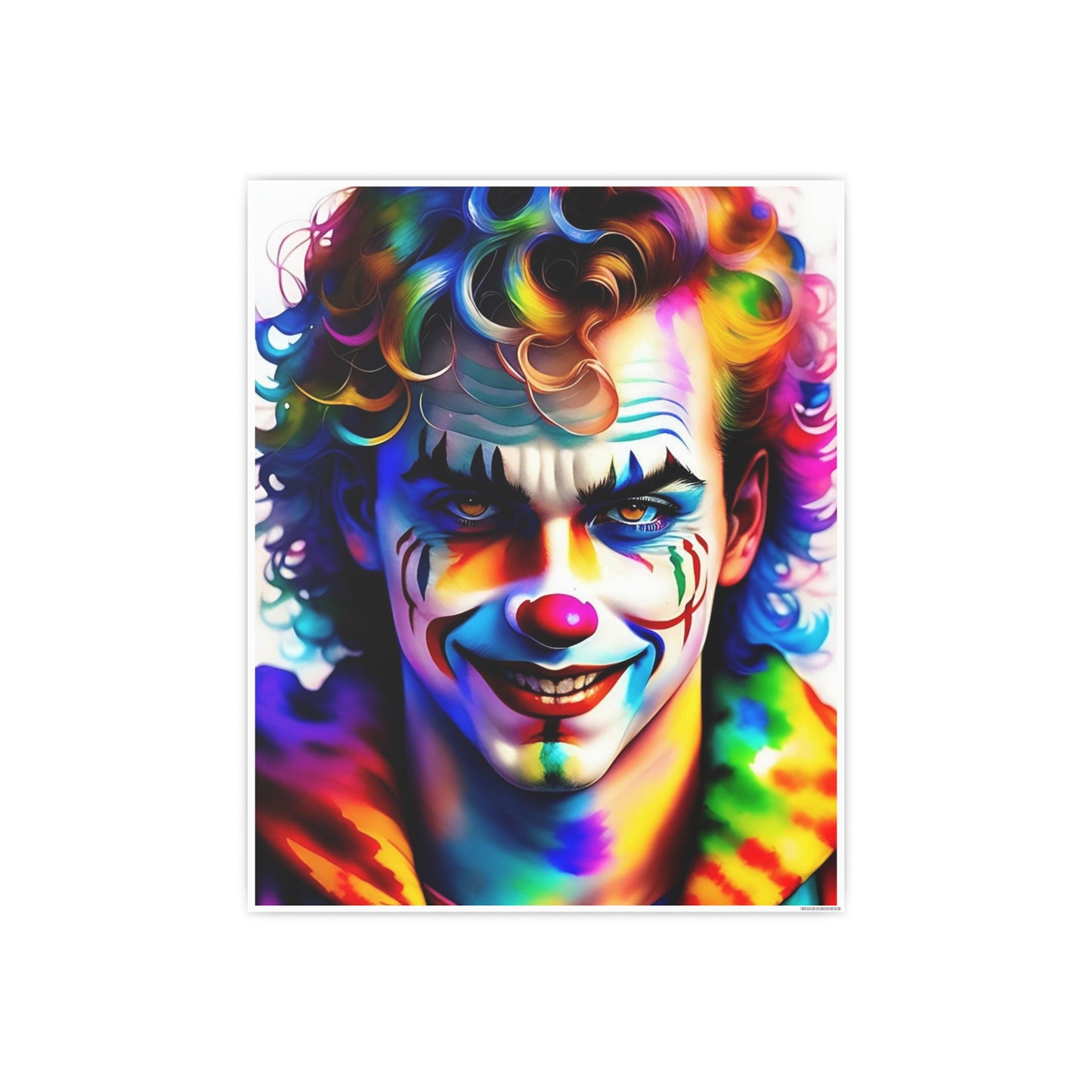 Clown AI Gen Photo Art Paper Posters