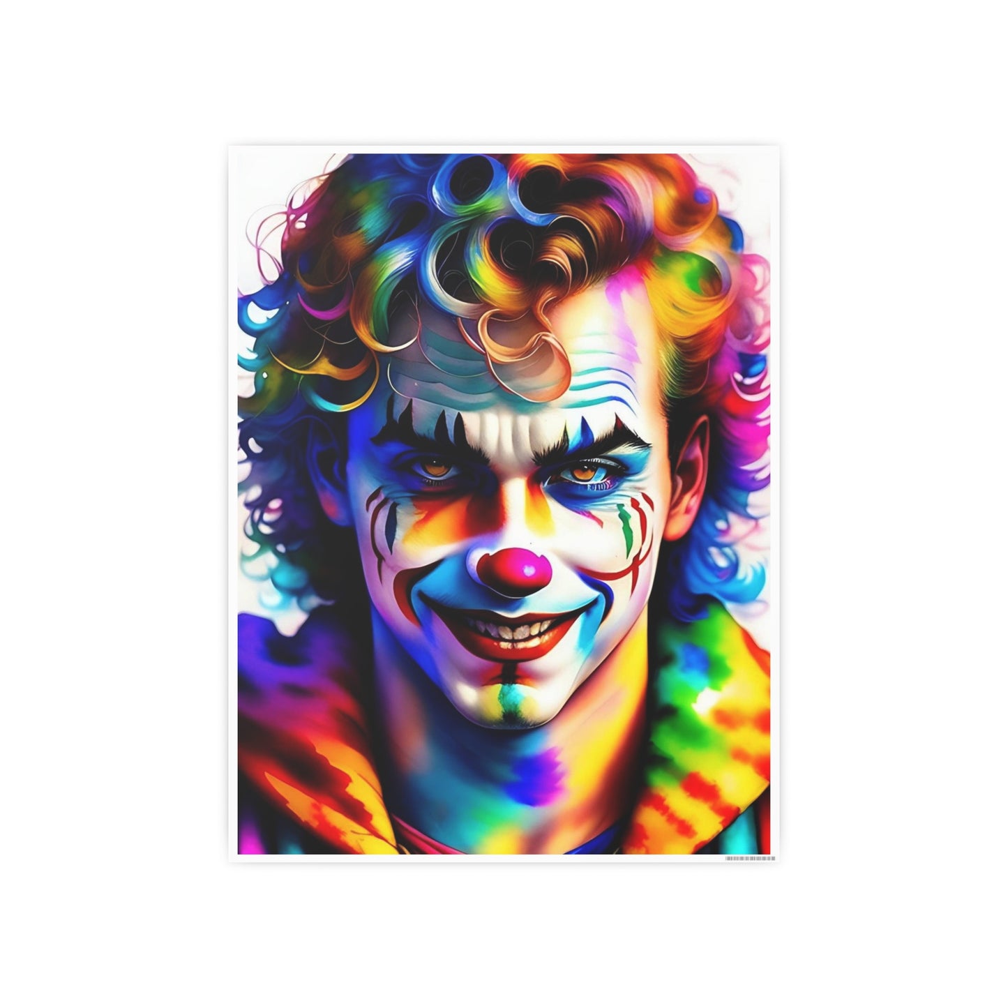 Clown AI Gen Photo Art Paper Posters