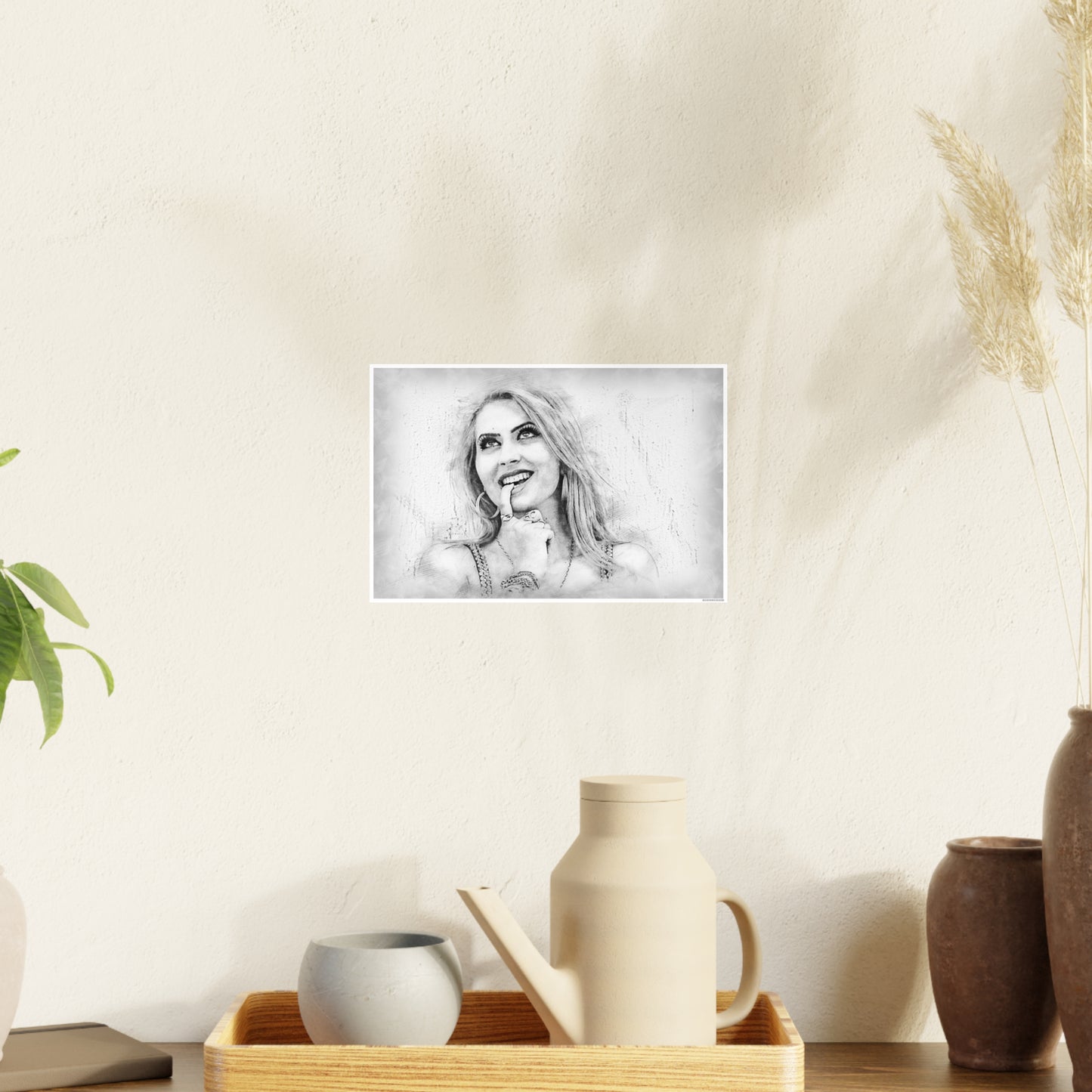 Woman Photo Art Paper Posters