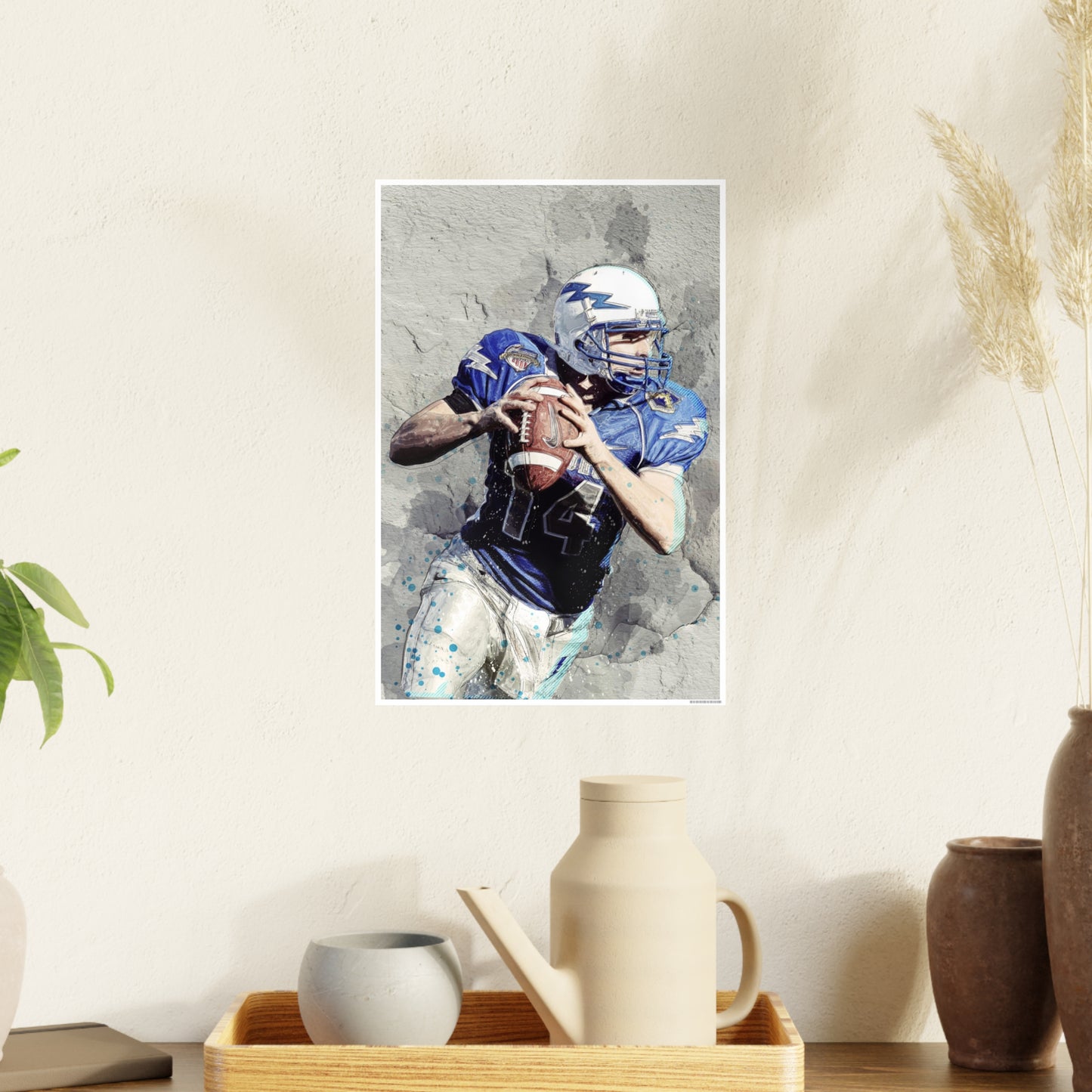 Quarterback Photo Art Paper Posters