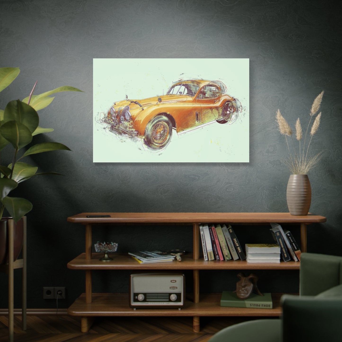 Jaguar Matte Canvas, Stretched, 1.25"