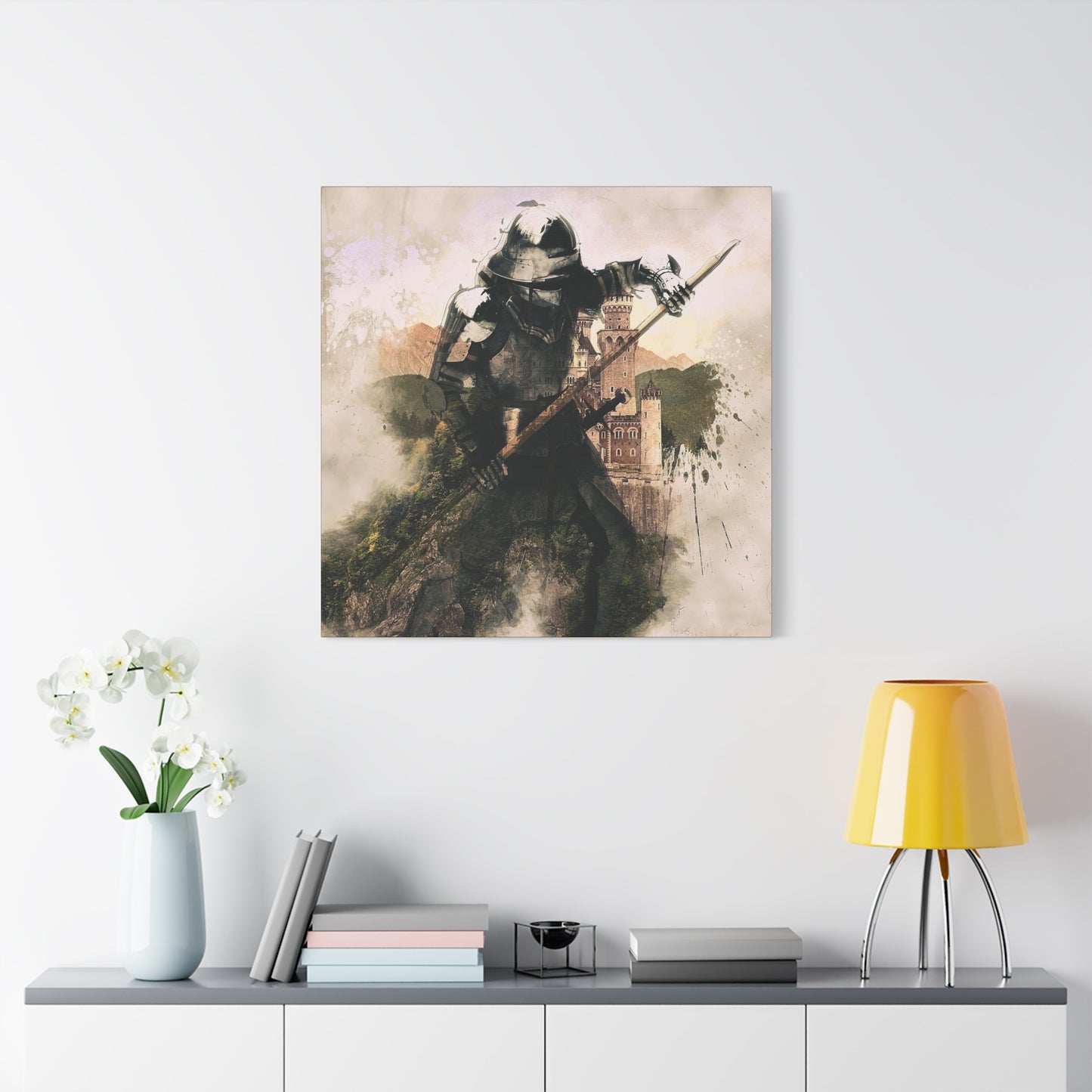 Medieval Knight Matte Canvas, Stretched, 1.25"