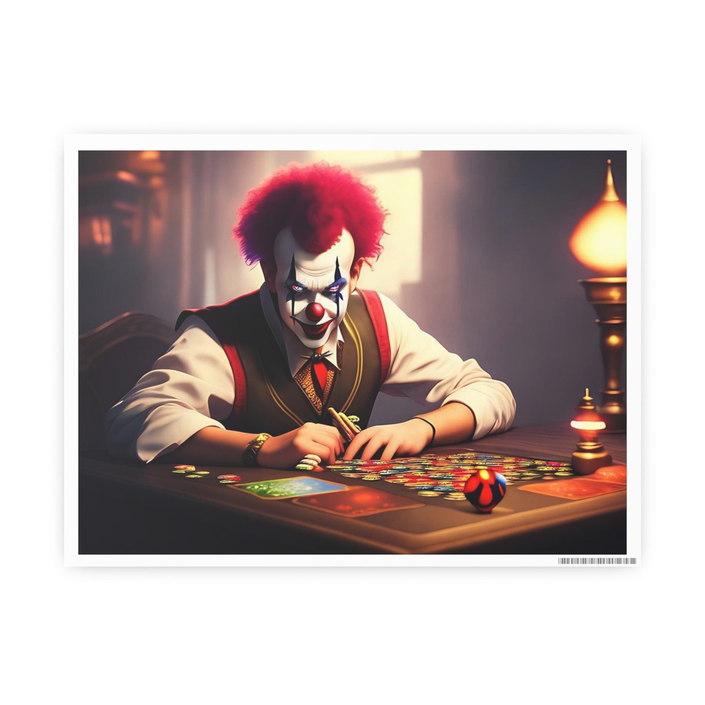 Clown AI Gen Photo Art Paper Posters
