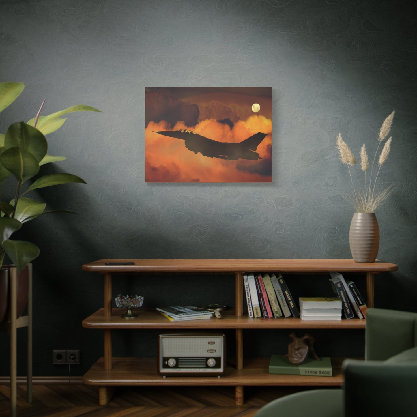 Jet Fighter Matte Canvas, Stretched, 1.25"