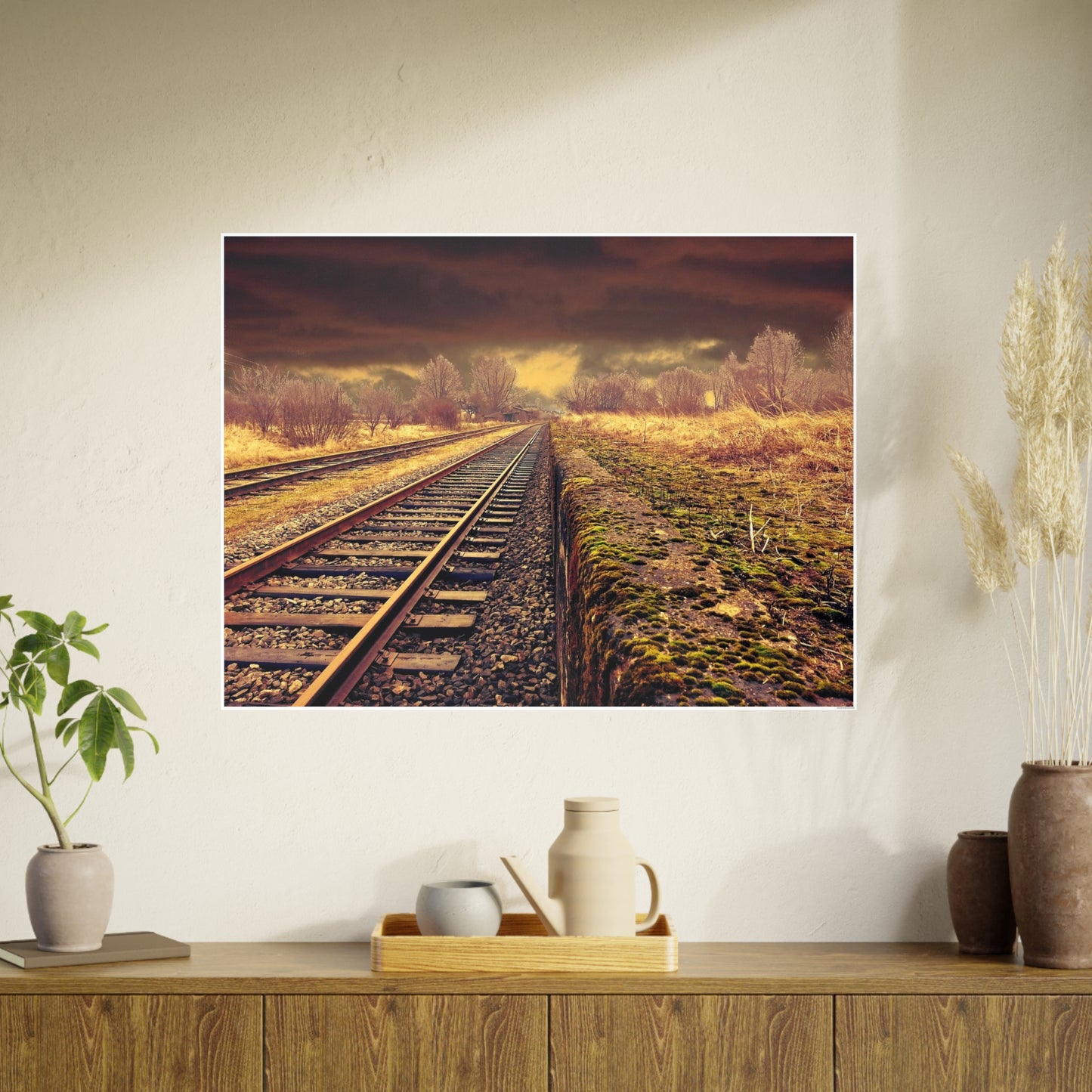 Tracks Photo Art Paper Posters